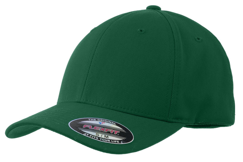 Sport-Tek Flexfit Performance Solid Cap - Forest Green