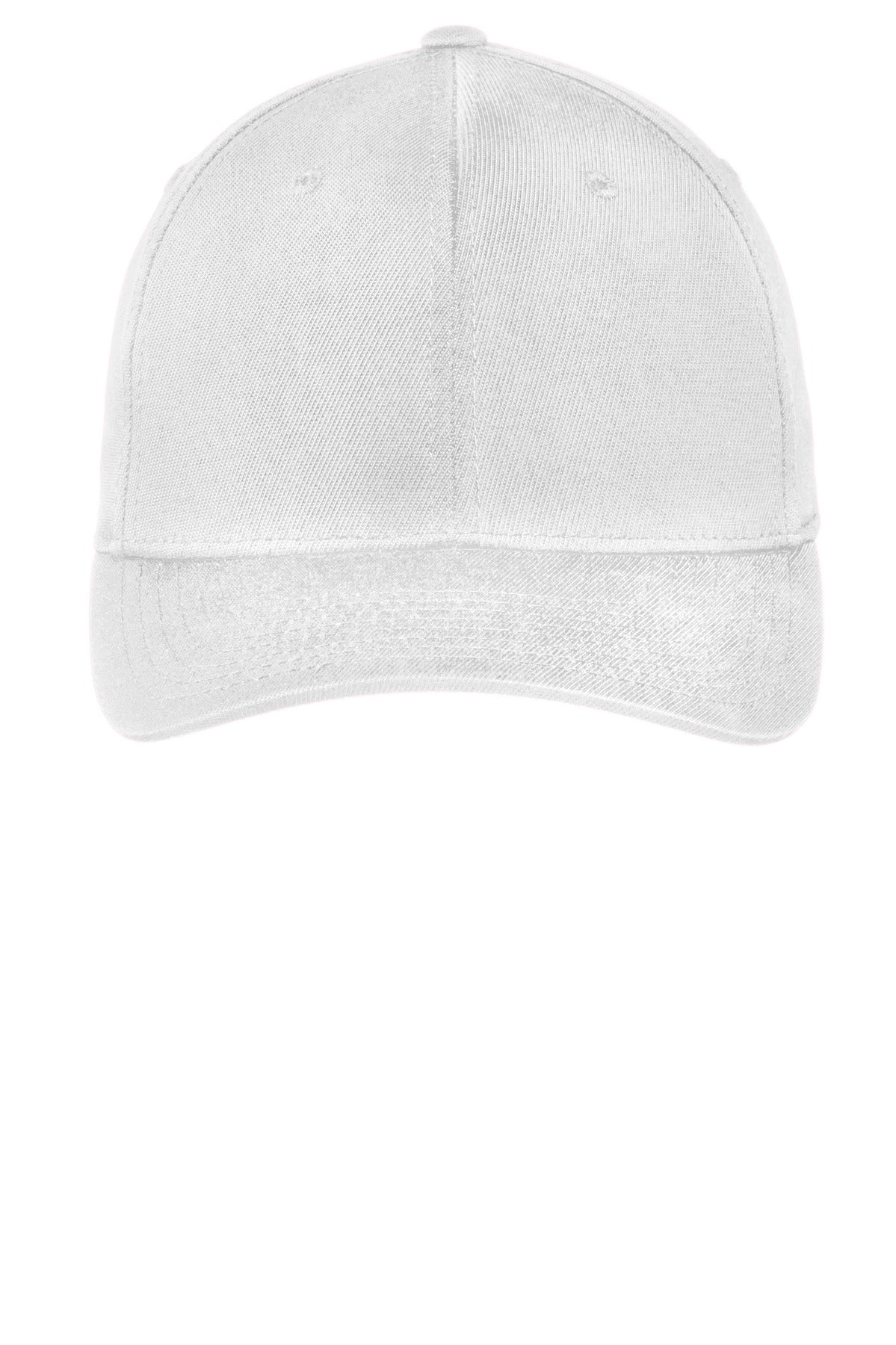 Sport-Tek Flexfit Performance Solid Cap - White