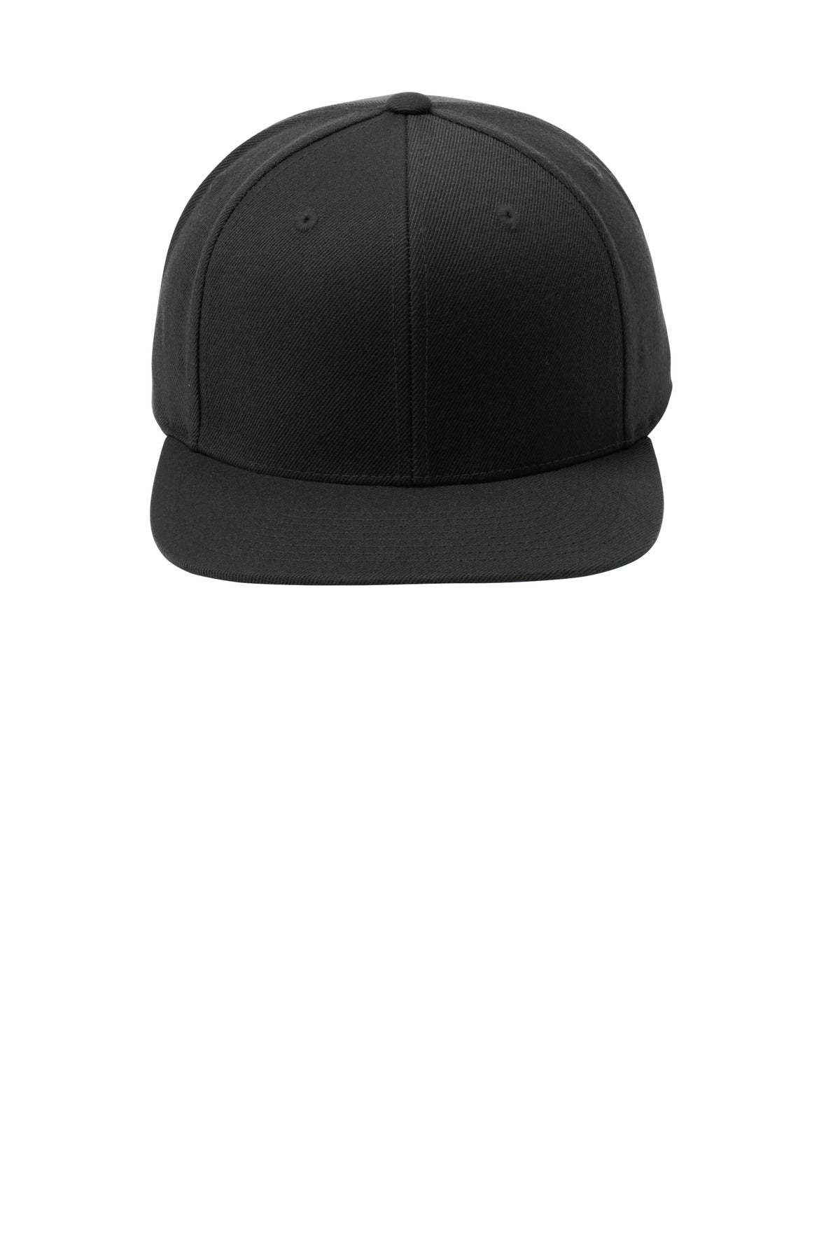Sport-Tek YP Classics Flat Bill Snapback Cap - Black
