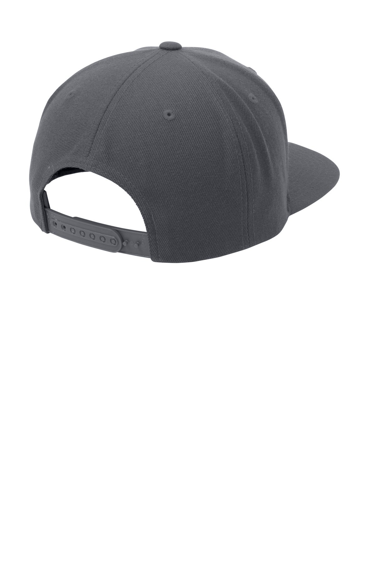 Sport-Tek YP Classics Flat Bill Snapback Cap - Graphite