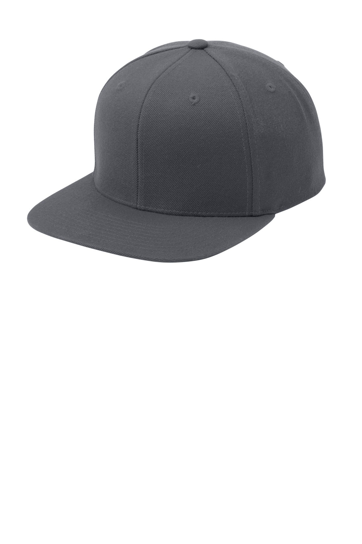 Sport-Tek YP Classics Flat Bill Snapback Cap - Graphite
