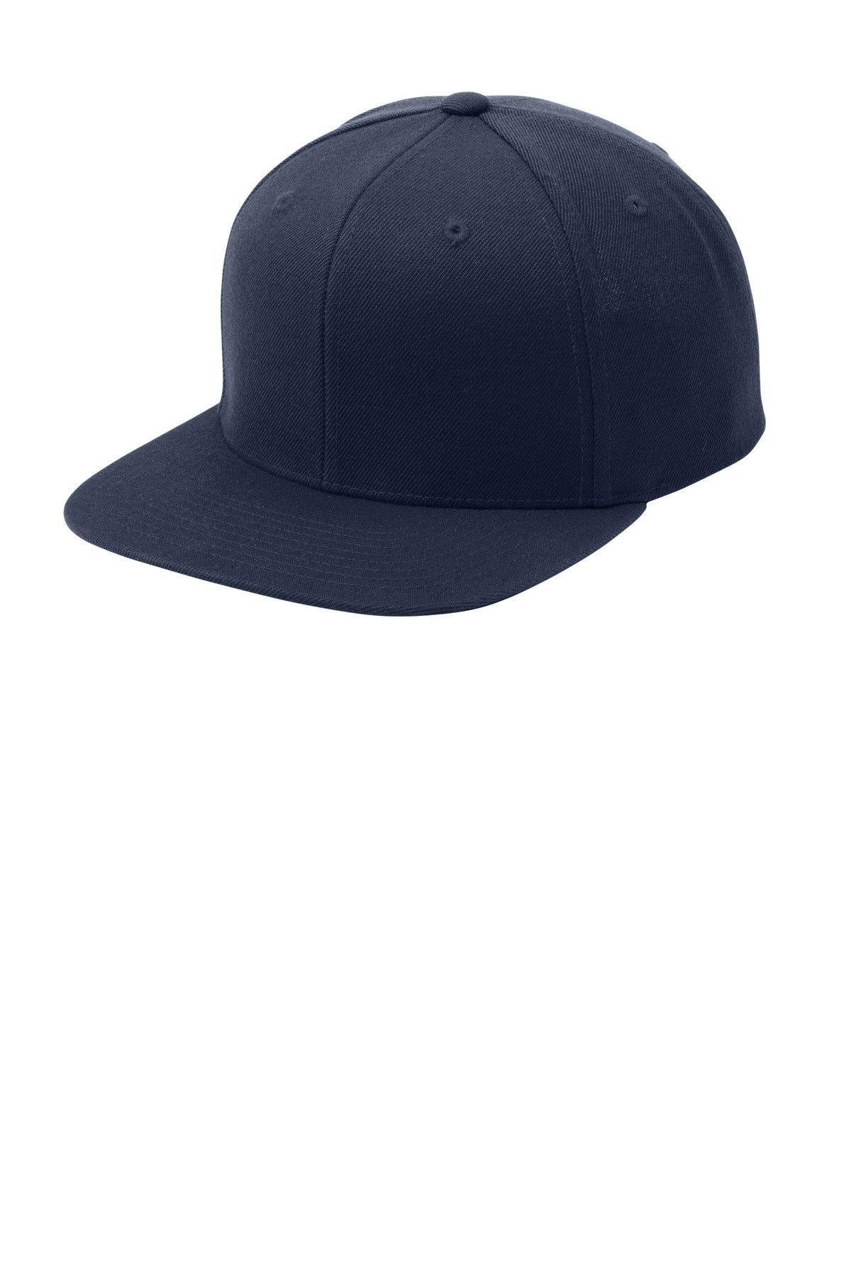 Sport-Tek YP Classics Flat Bill Snapback Cap - True Navy