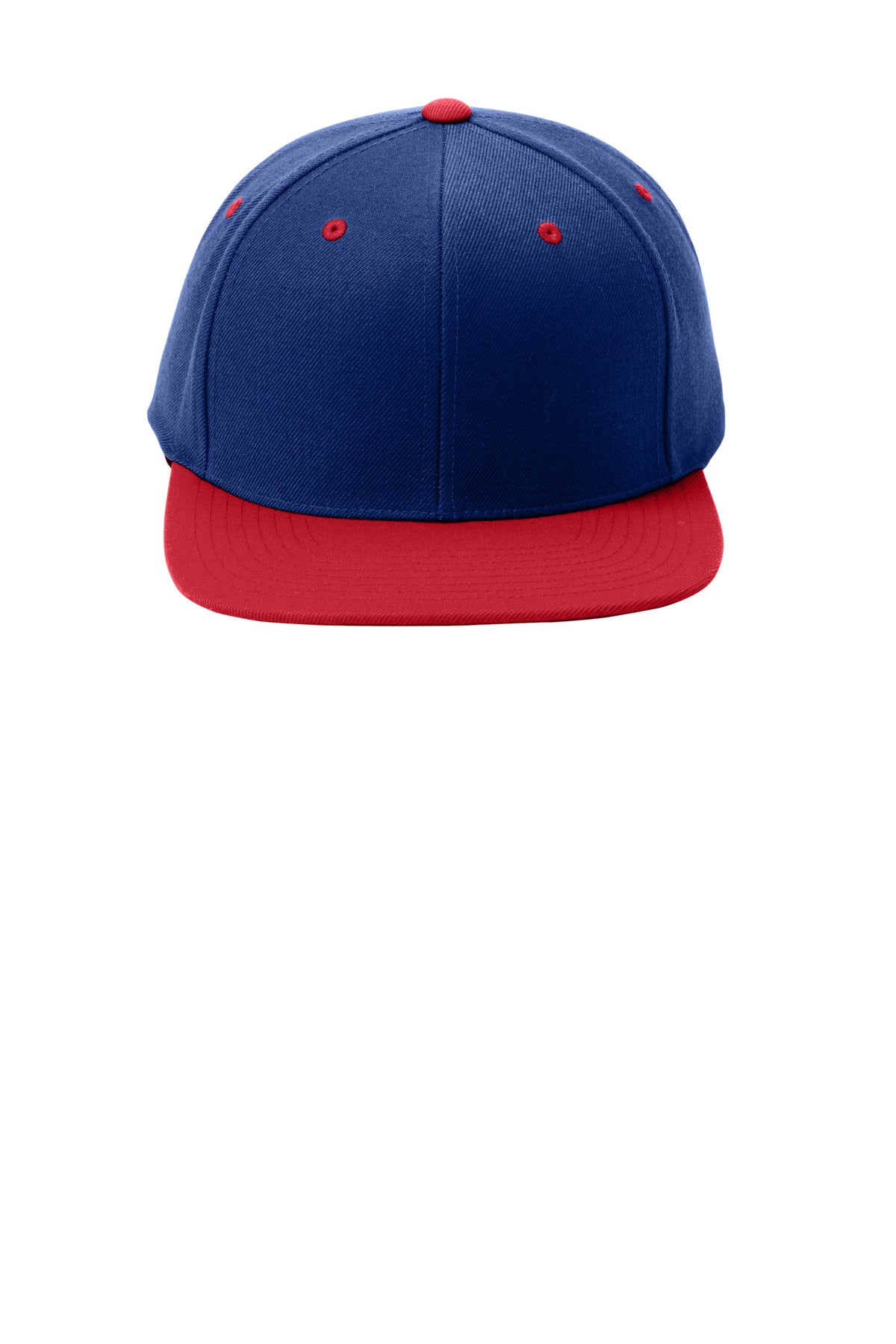 Sport-Tek YP Classics Flat Bill Snapback Cap - True Royal/ True Red