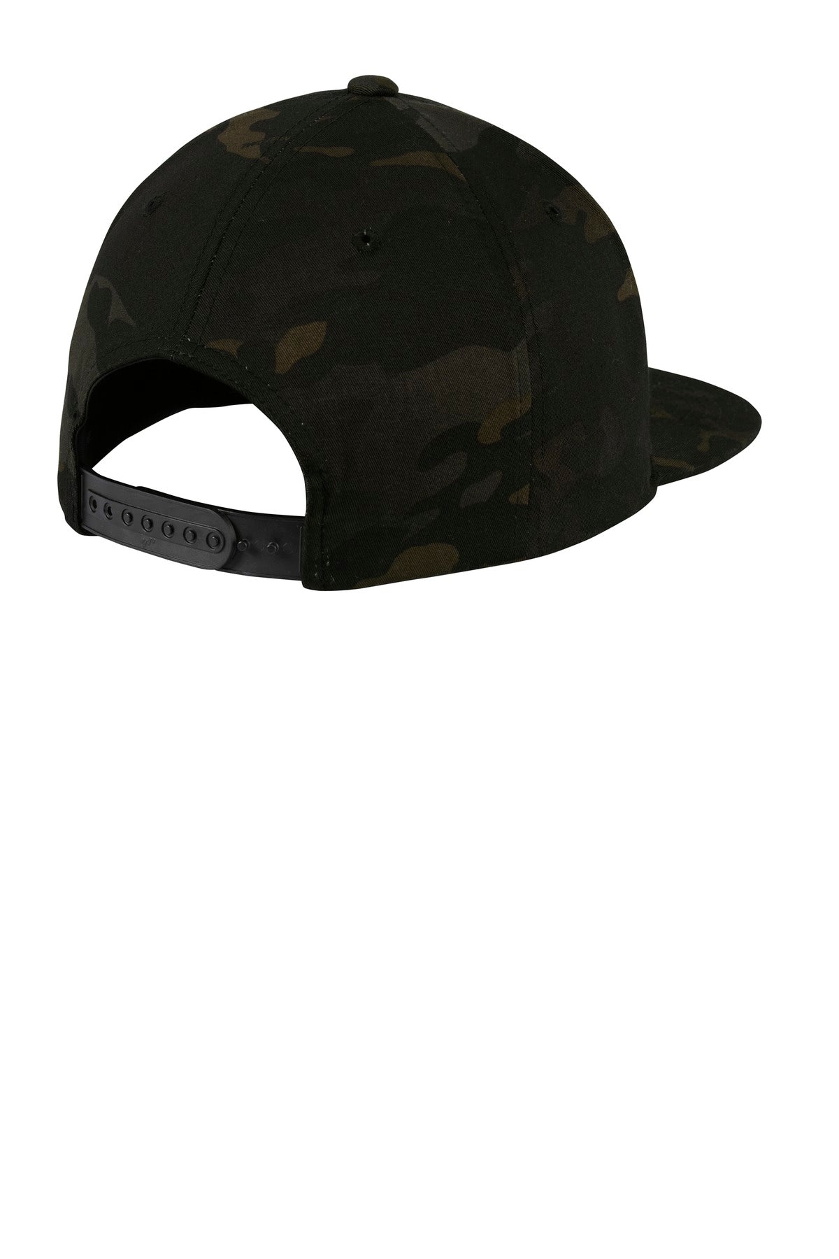Sport-Tek YP Classics Flat Bill Snapback Cap - Multicam Black