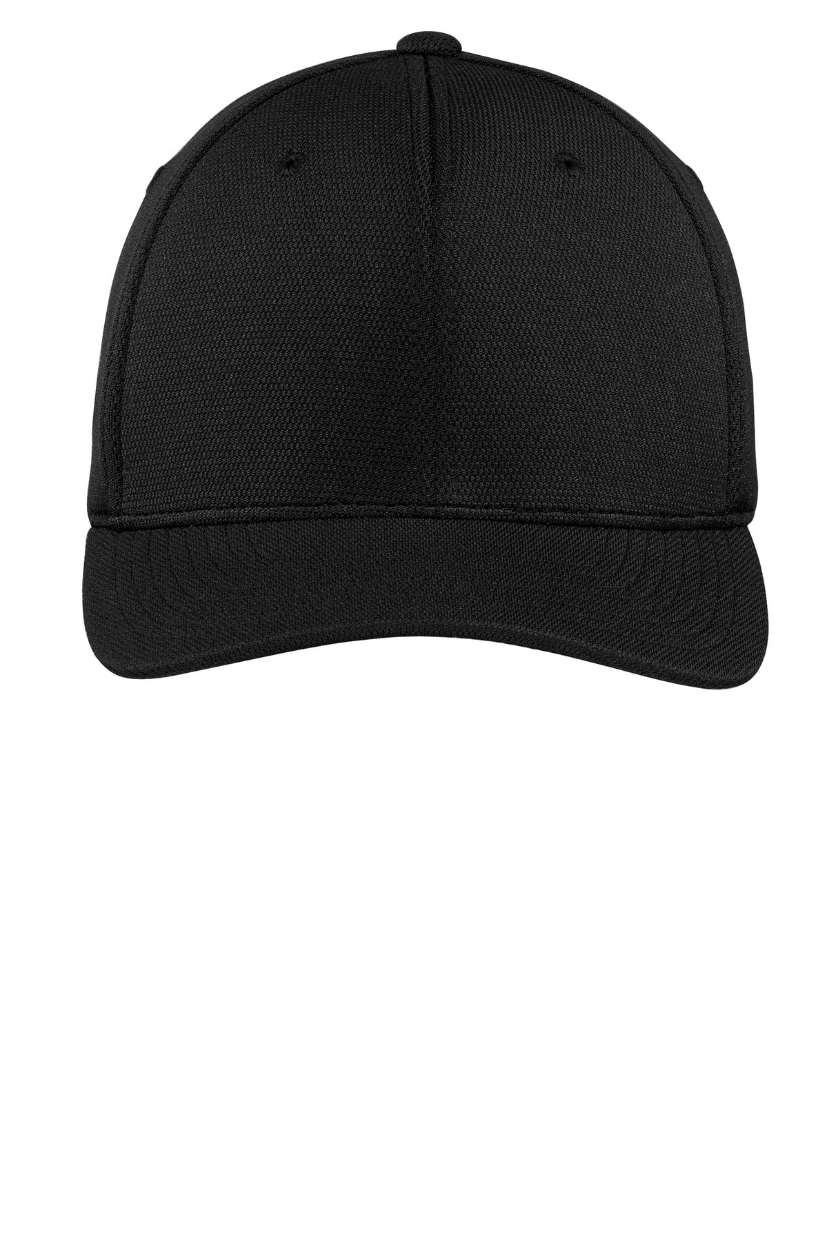 Sport-Tek Flexfit Cool & Dry Poly Block Mesh Cap - Black