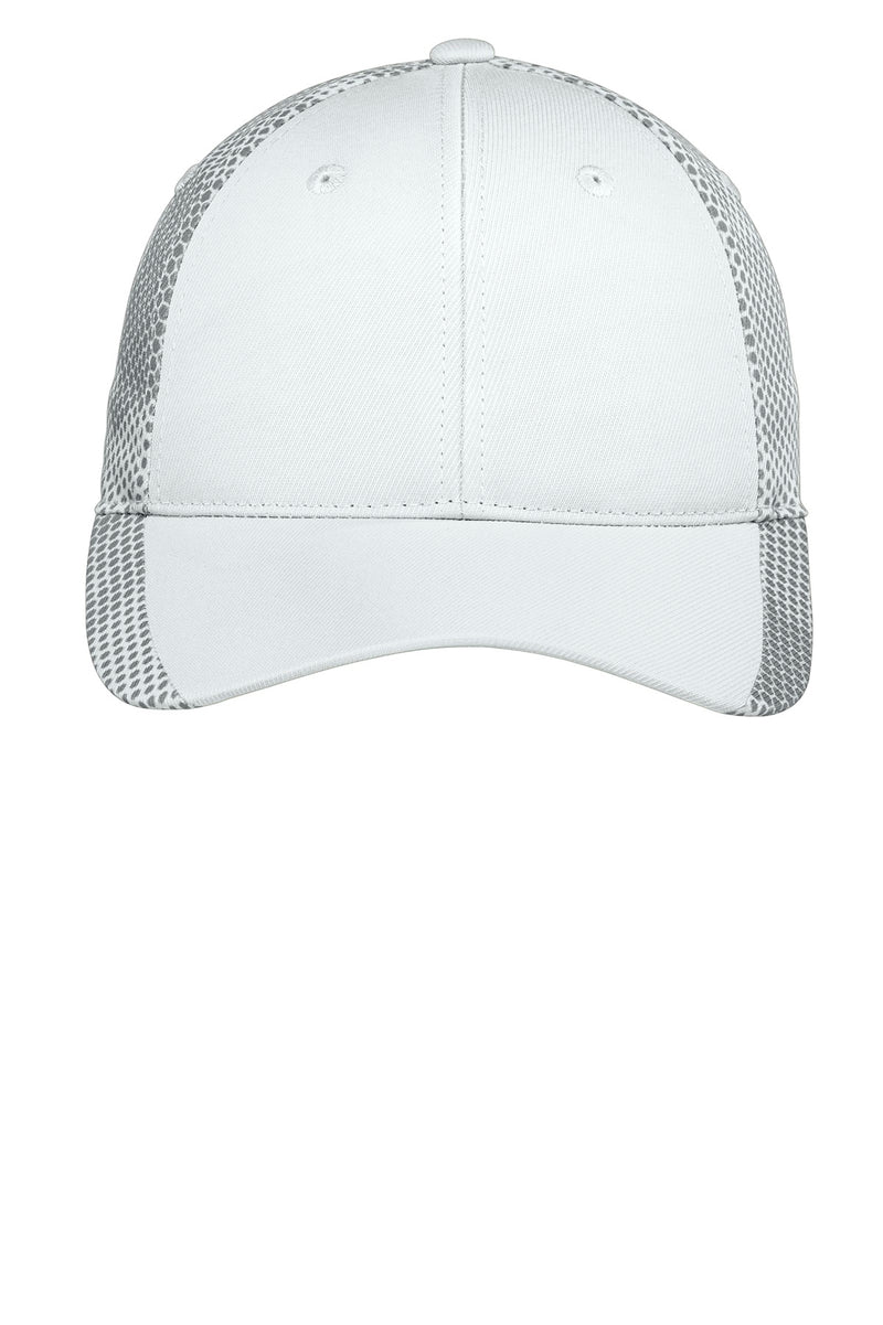 Sport-Tek CamoHex Cap - White