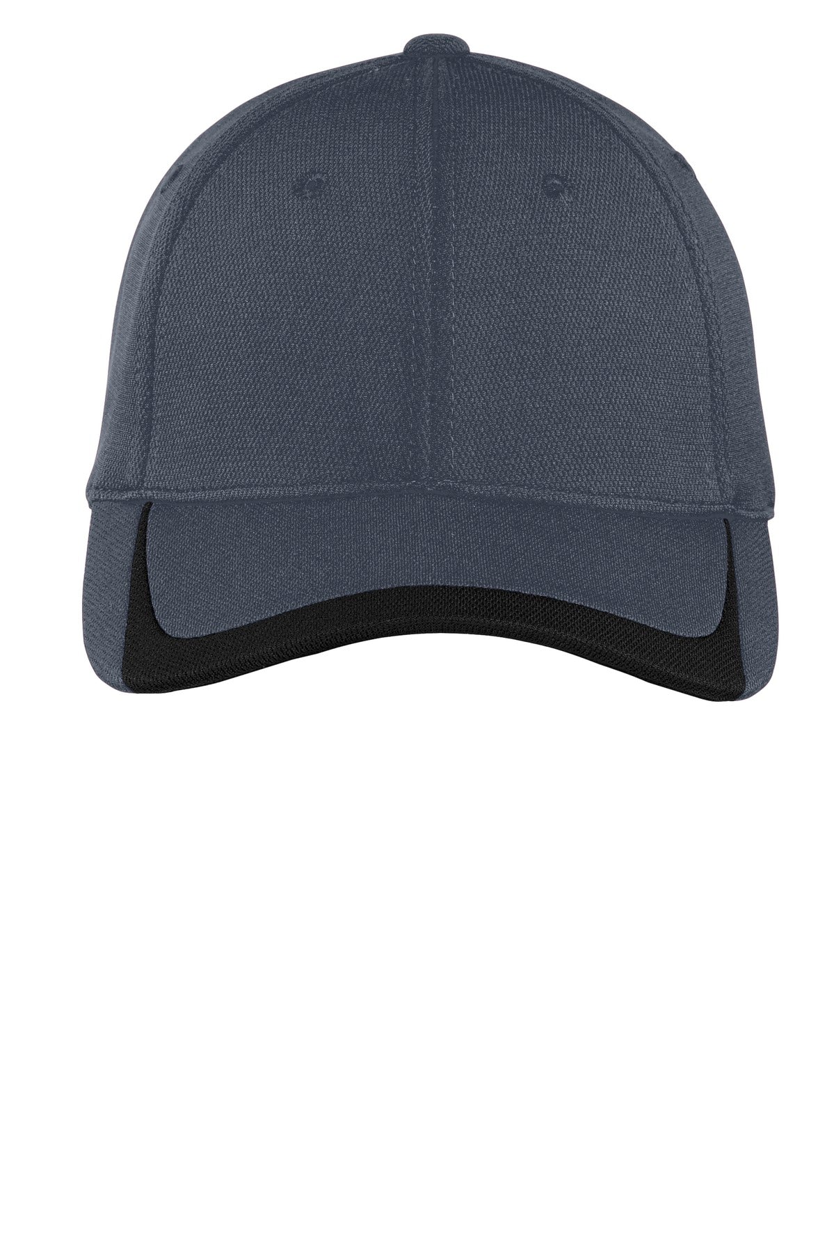 Sport-Tek Pique Colorblock Cap - Graphite/ Black