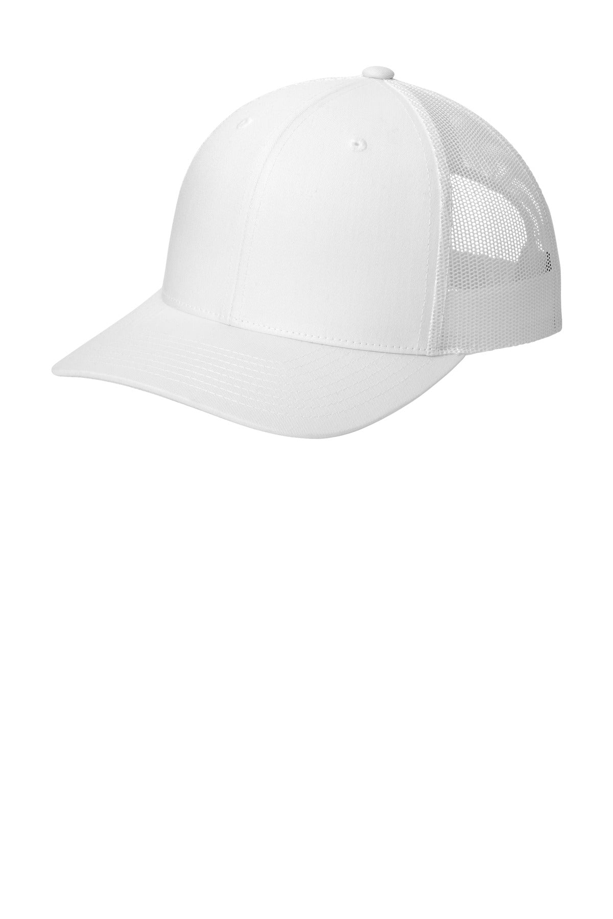 Sport-Tek YP Classics Retro Trucker Cap - White