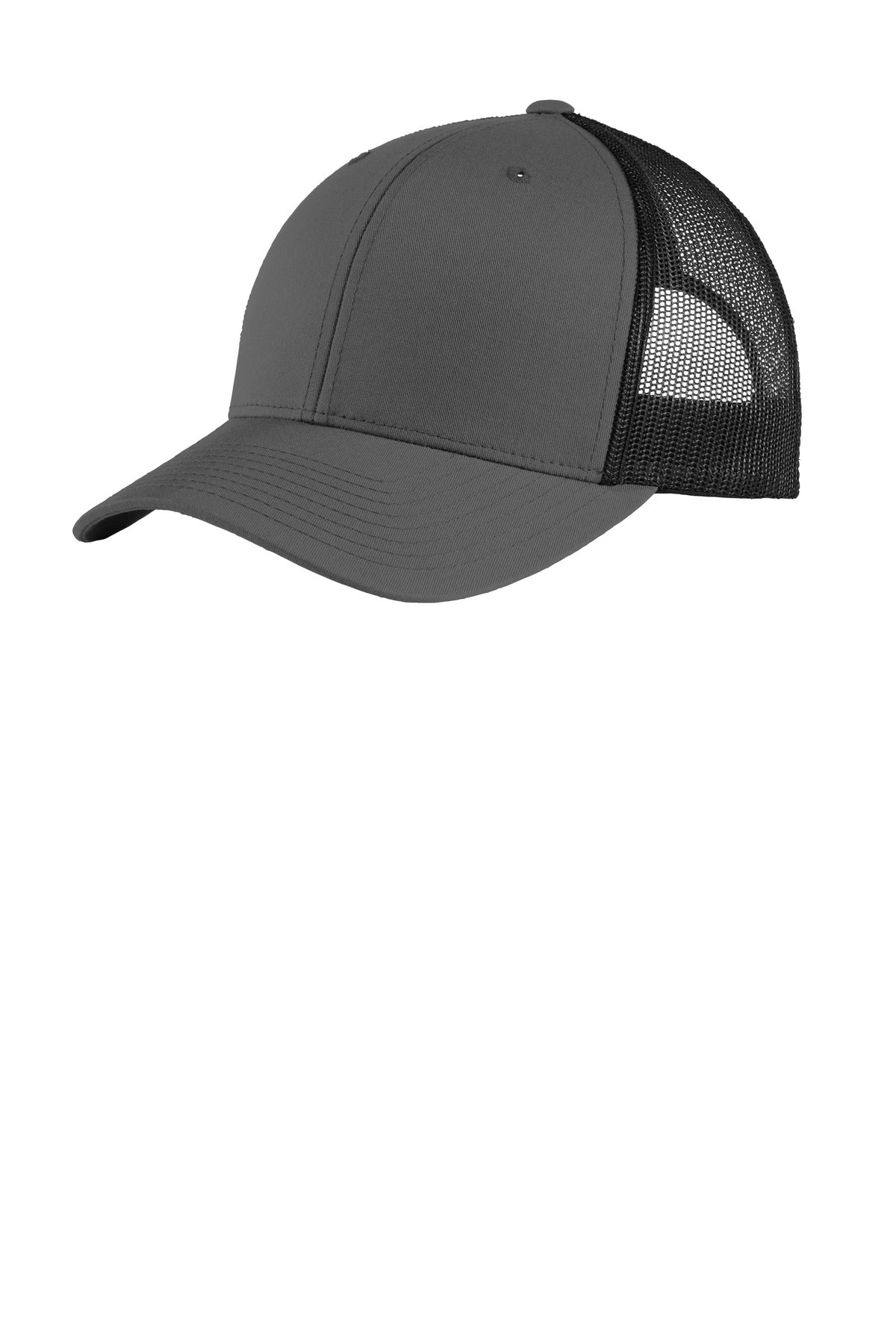 Sport-Tek YP Classics Retro Trucker Cap - Graphite/ Black