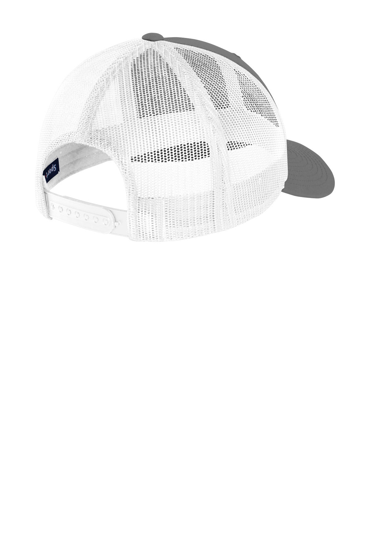 Sport-Tek YP Classics Retro Trucker Cap - Graphite/ White