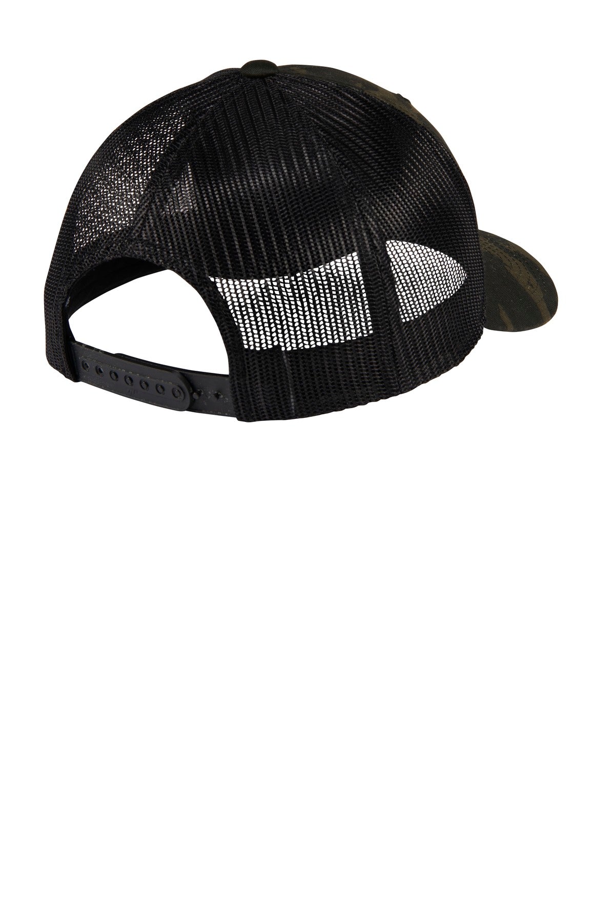 Sport-Tek YP Classics Retro Trucker Cap - Multicam Black