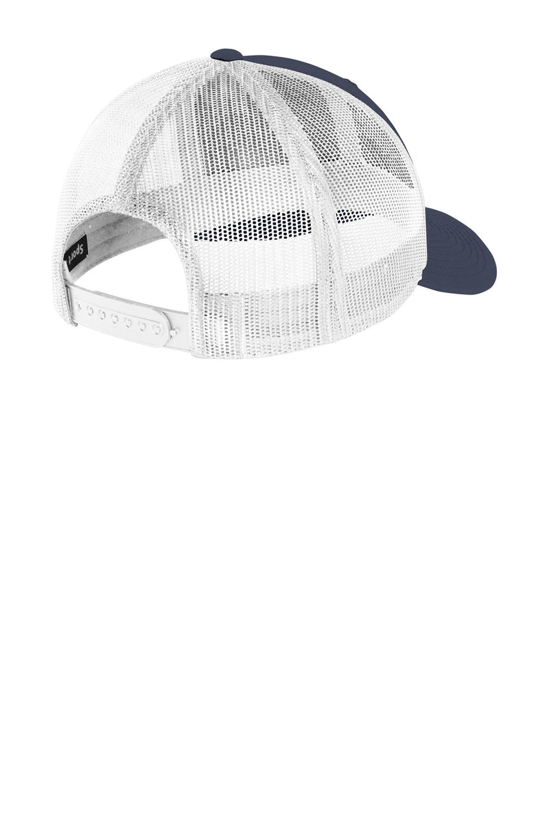 Sport-Tek YP Classics Retro Trucker Cap - True Navy/ White
