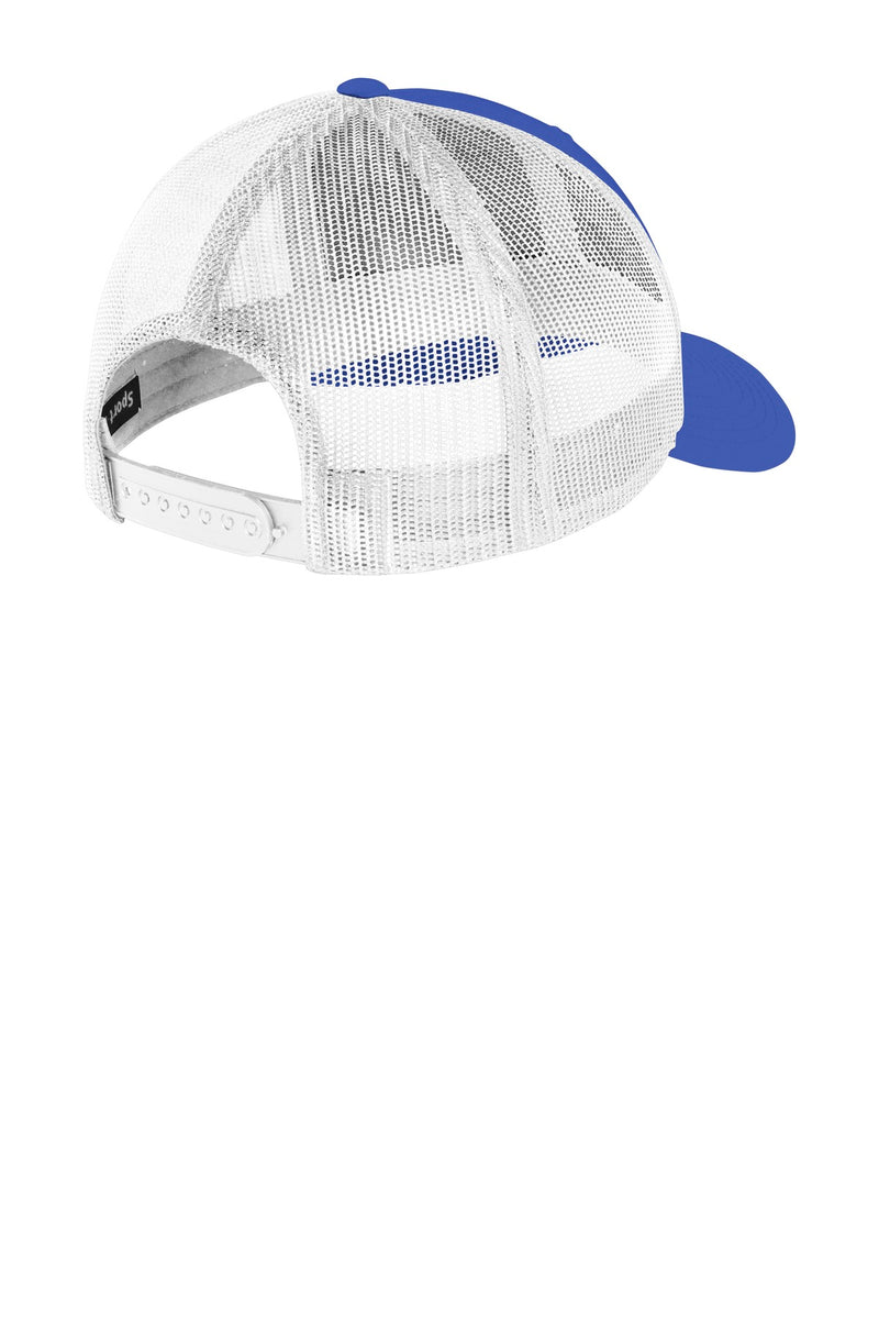 Sport-Tek YP Classics Retro Trucker Cap - True Royal/ White