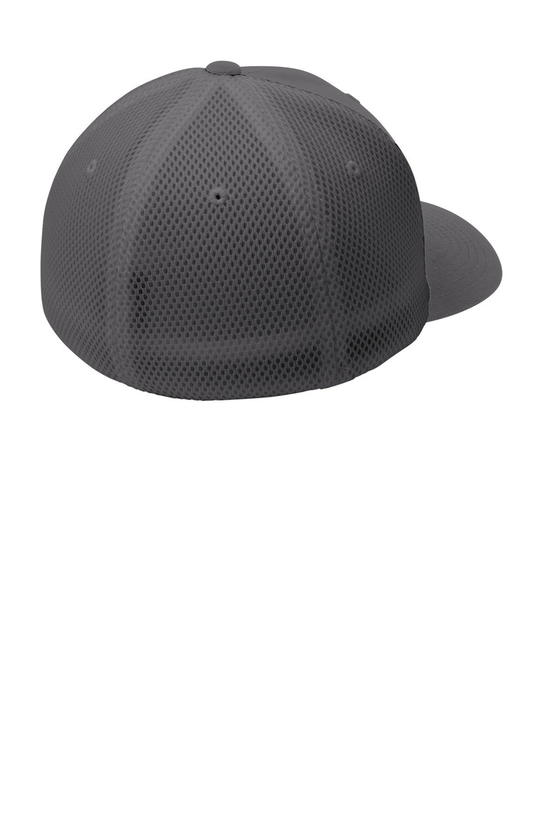 Sport-Tek  Flexfit  Air Mesh Back Cap - Graphite/ Graphite