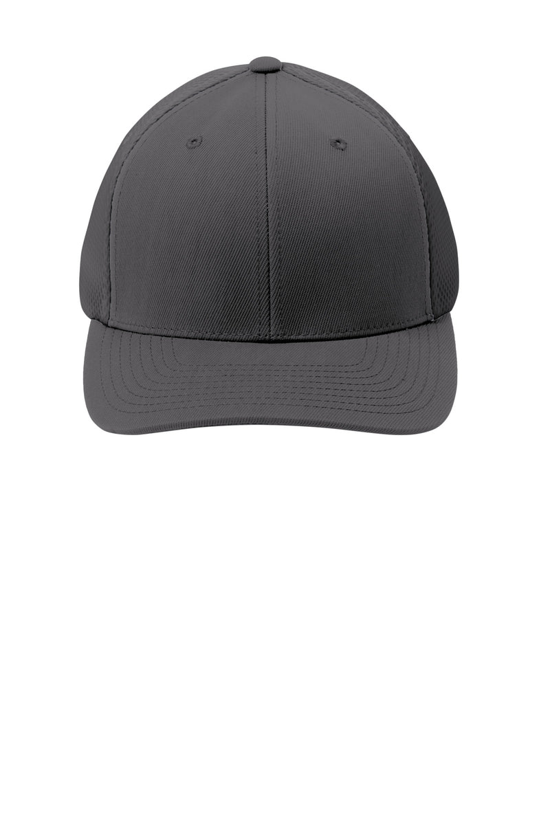 Sport-Tek  Flexfit  Air Mesh Back Cap - Graphite/ Graphite