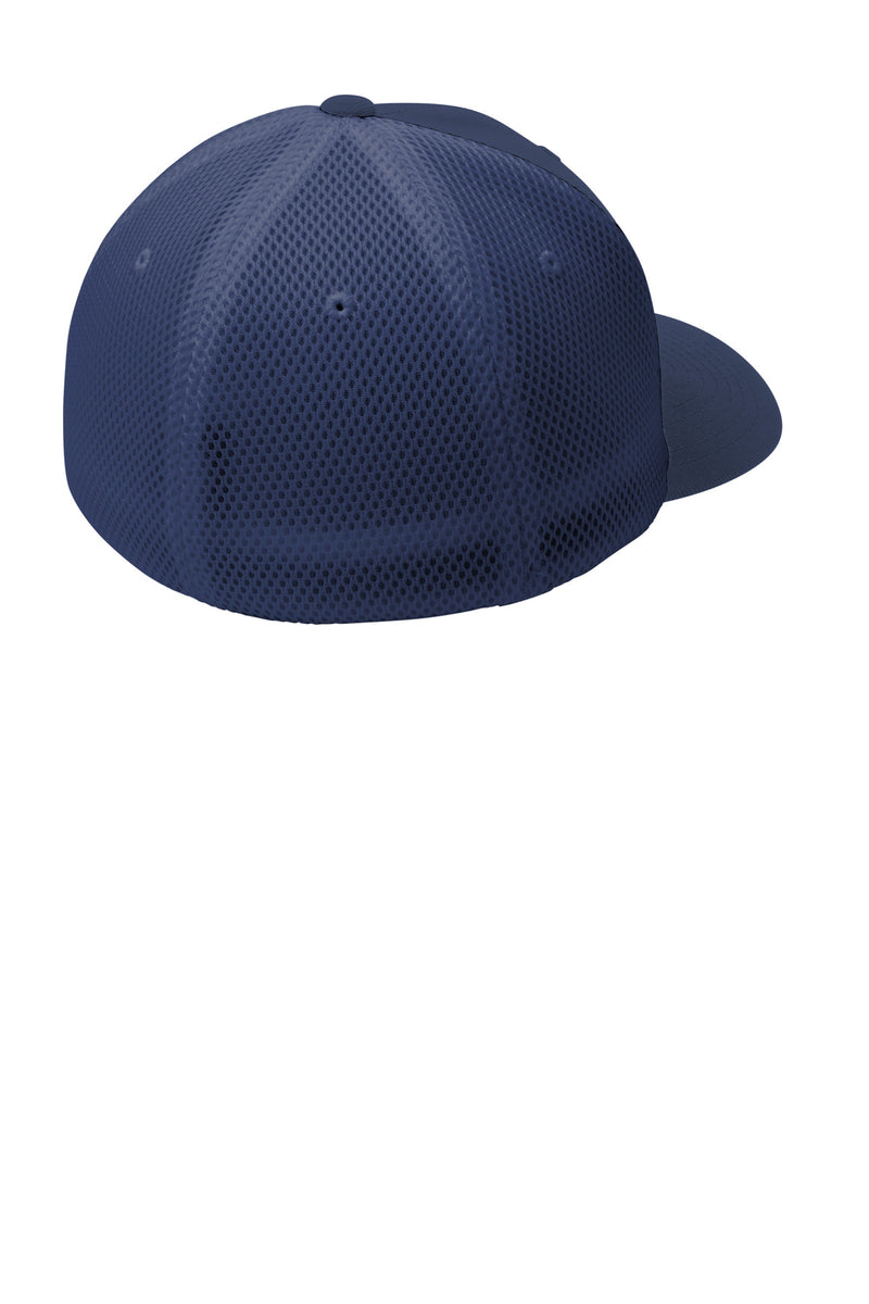 Sport-Tek  Flexfit  Air Mesh Back Cap - True Navy/ True Navy