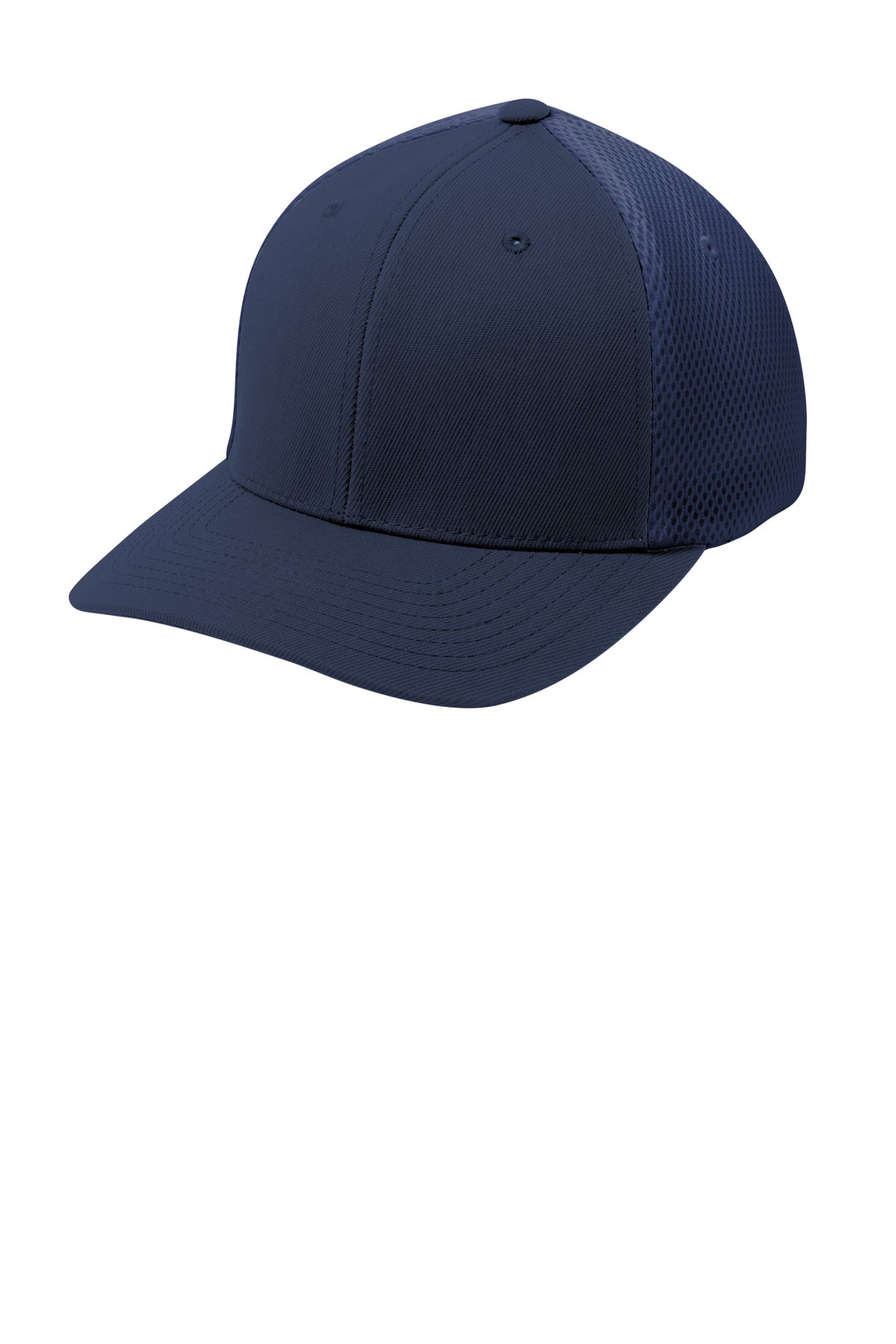 Sport-Tek  Flexfit  Air Mesh Back Cap - True Navy/ True Navy