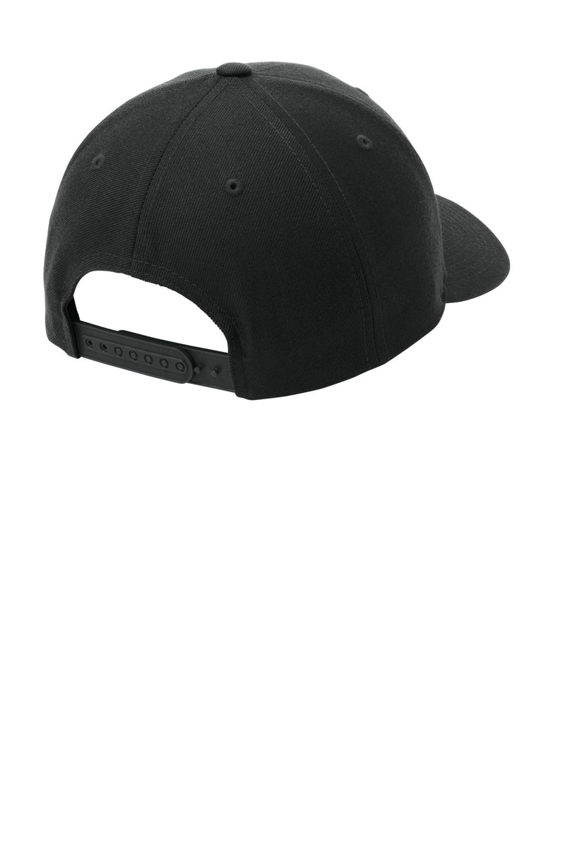 Sport-Tek  YP Classics  Curve Bill Snapback Cap - Black