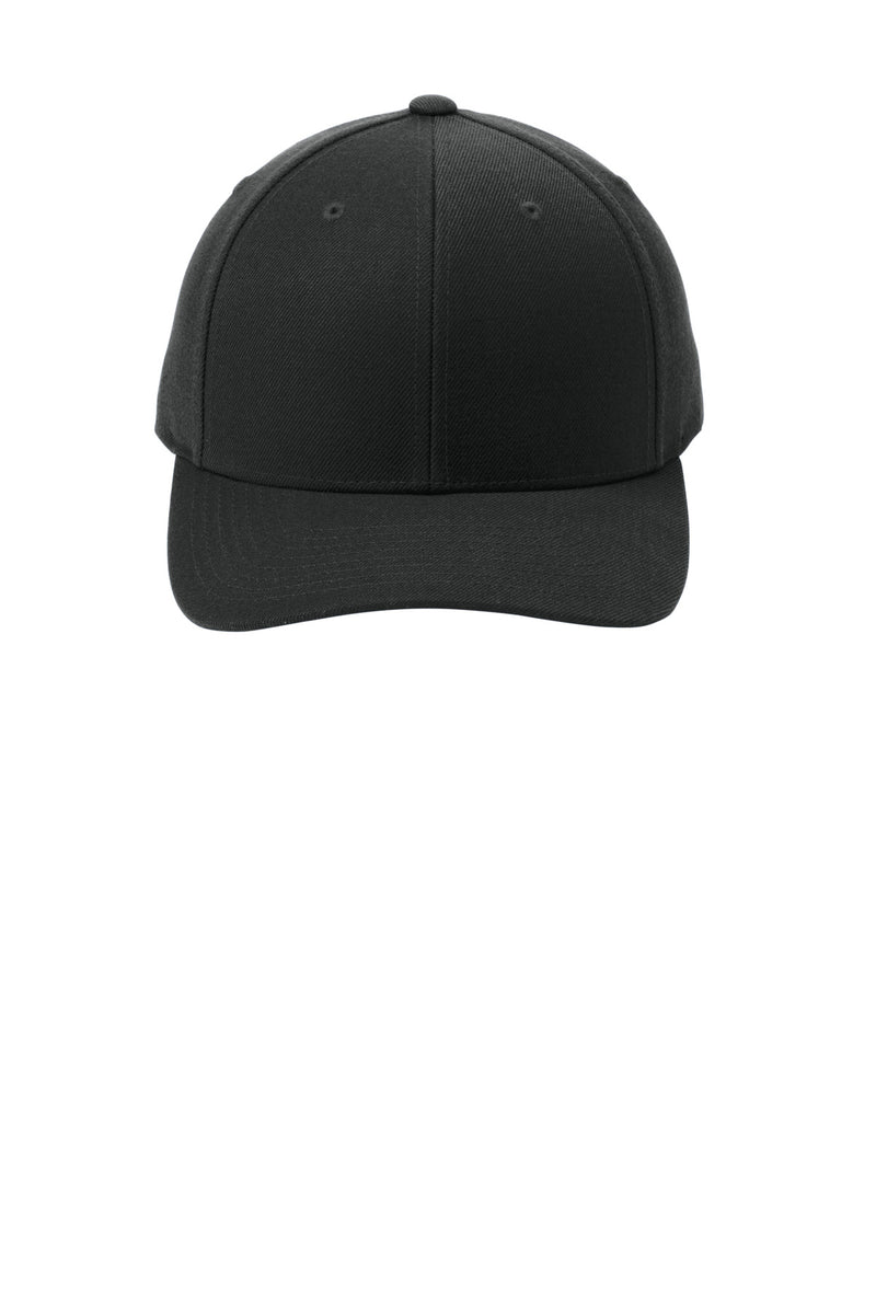 Sport-Tek  YP Classics  Curve Bill Snapback Cap - Black