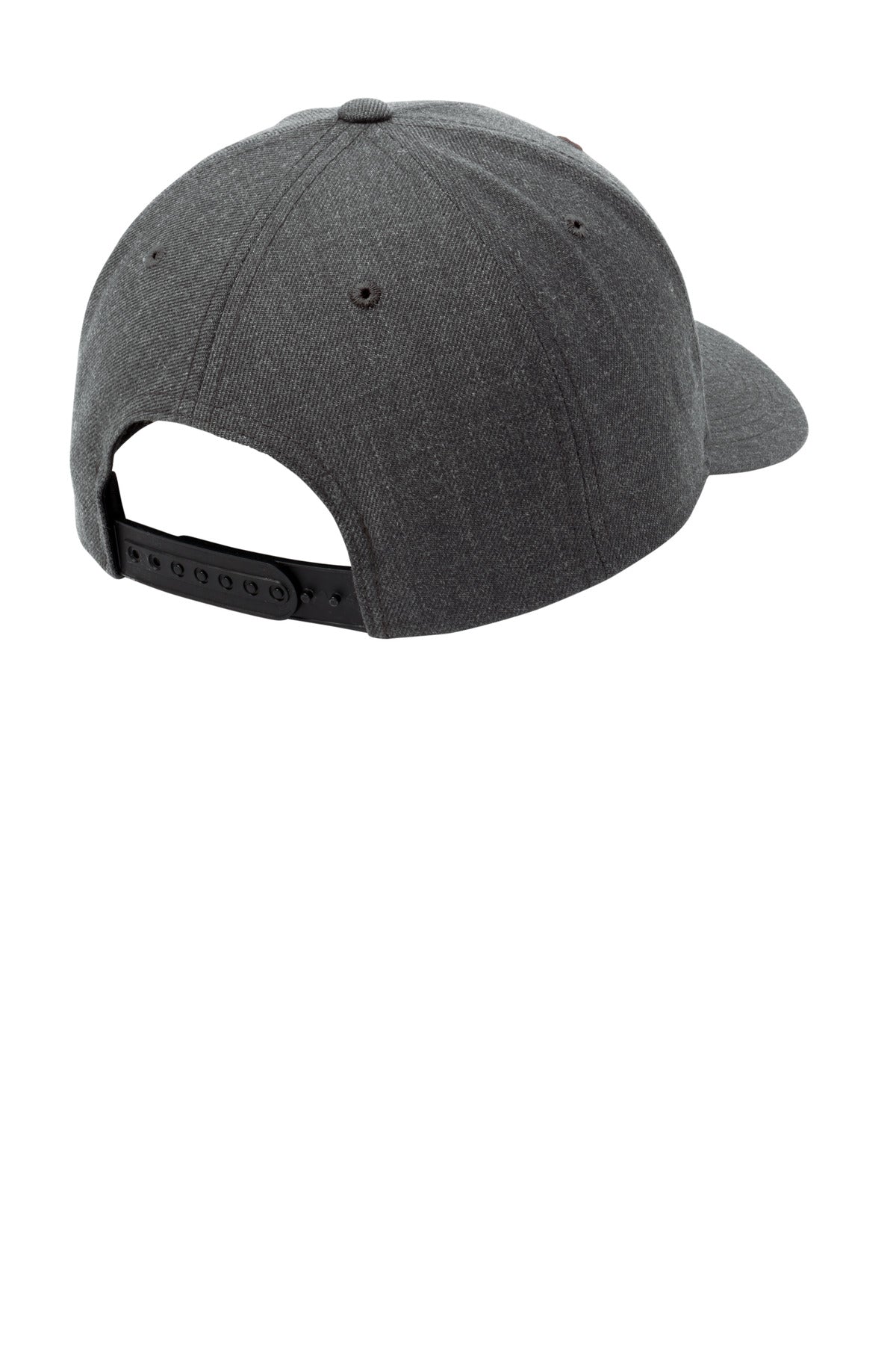 Sport-Tek  YP Classics  Curve Bill Snapback Cap - Dark Heather Grey