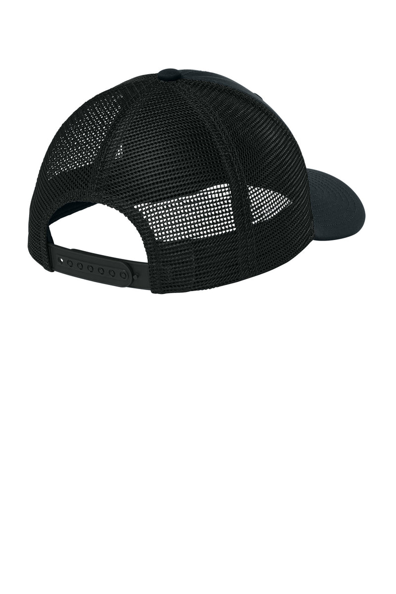 Sport-Tek Club Trucker Cap - Black/ Black