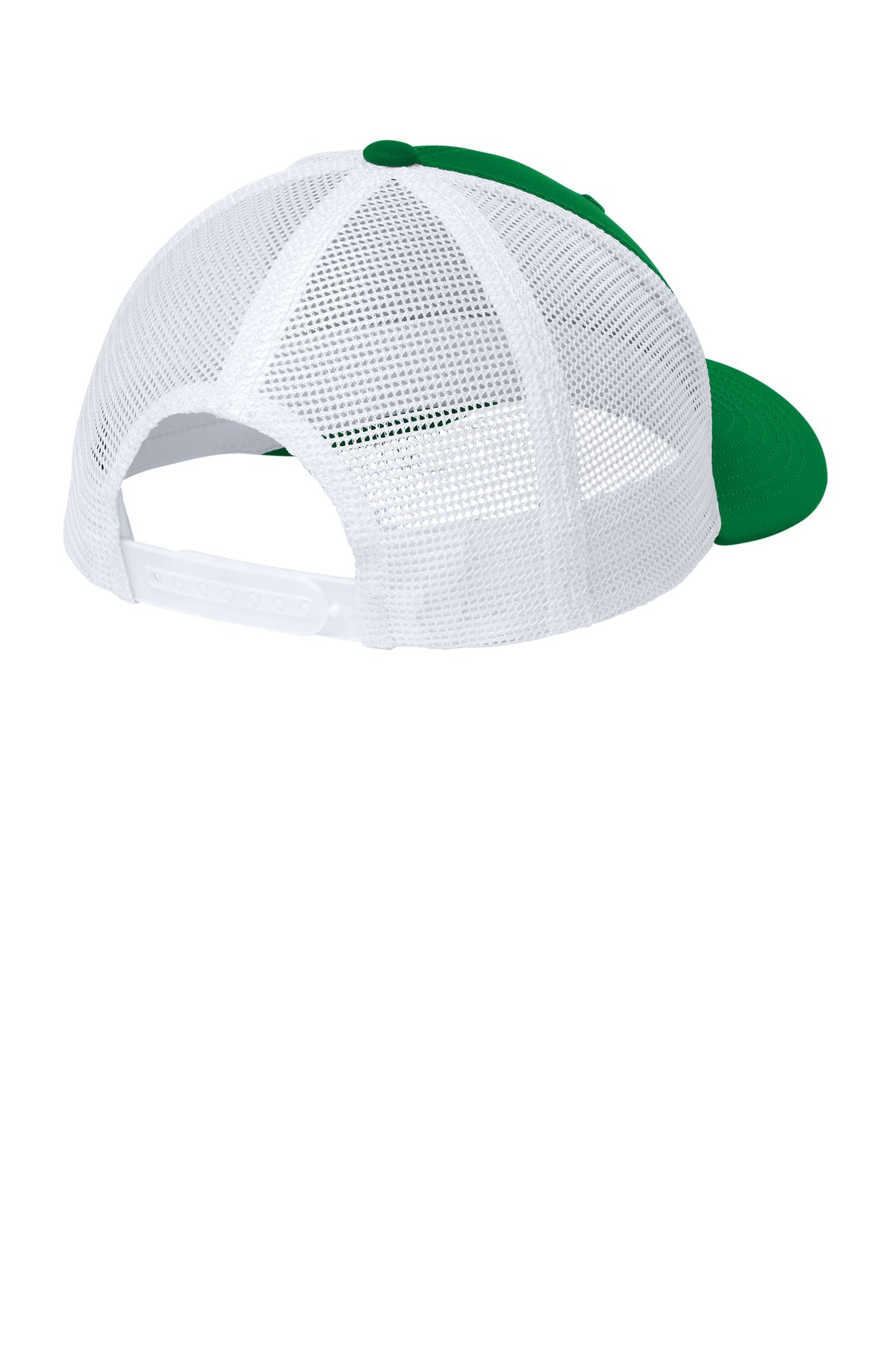 Sport-Tek Club Trucker Cap - True Kelly Green/ White