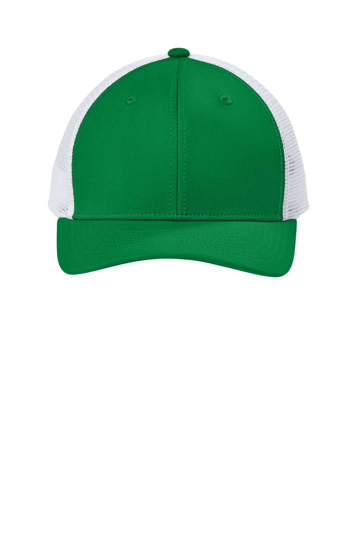 Sport-Tek Club Trucker Cap - True Kelly Green/ White