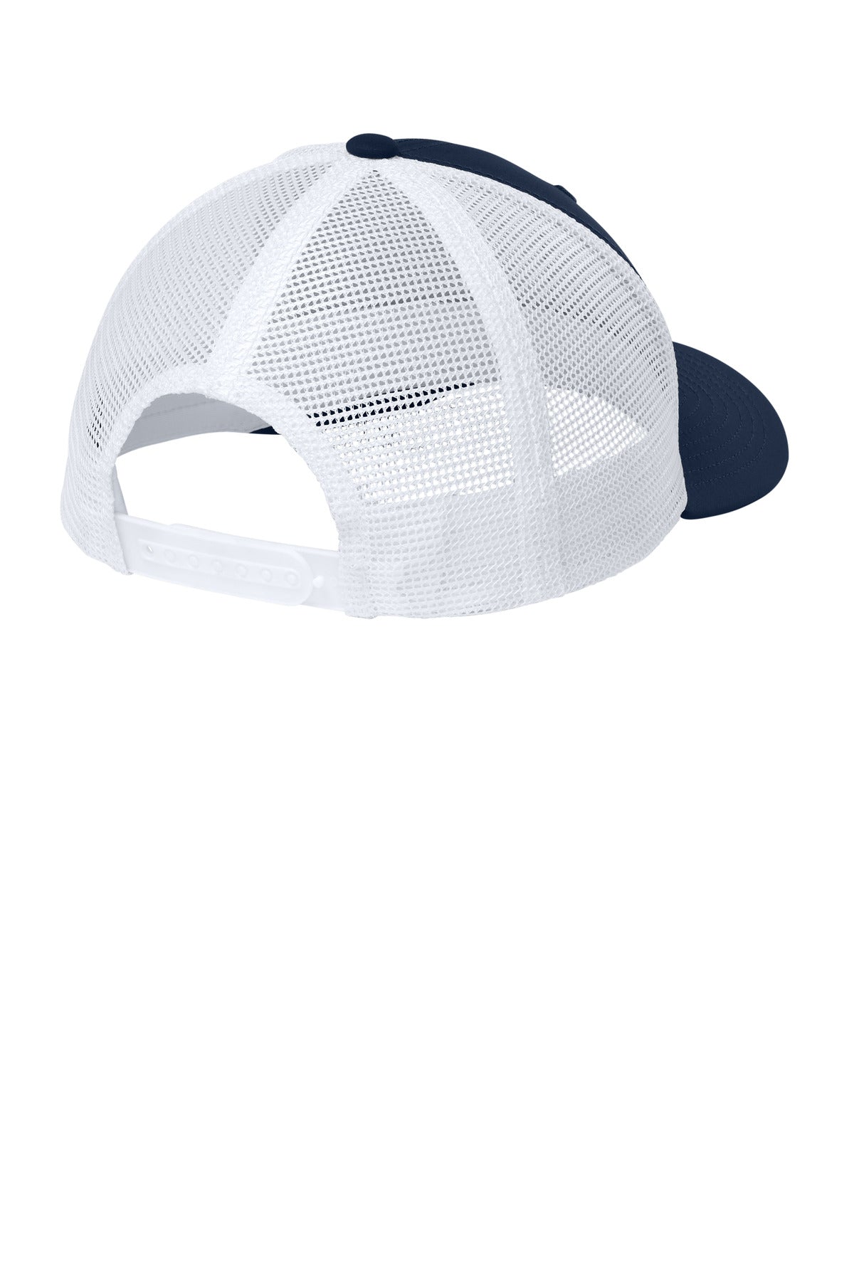 Sport-Tek Club Trucker Cap - True Navy/ White