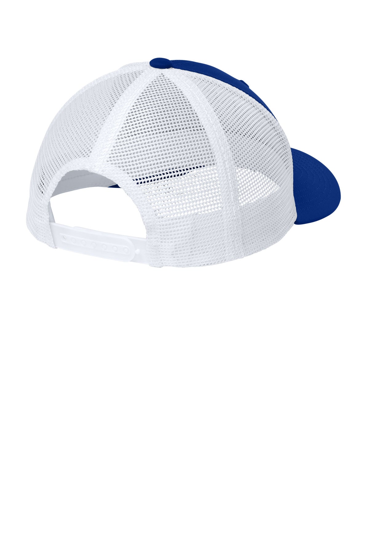 Sport-Tek Club Trucker Cap - True Royal/ White