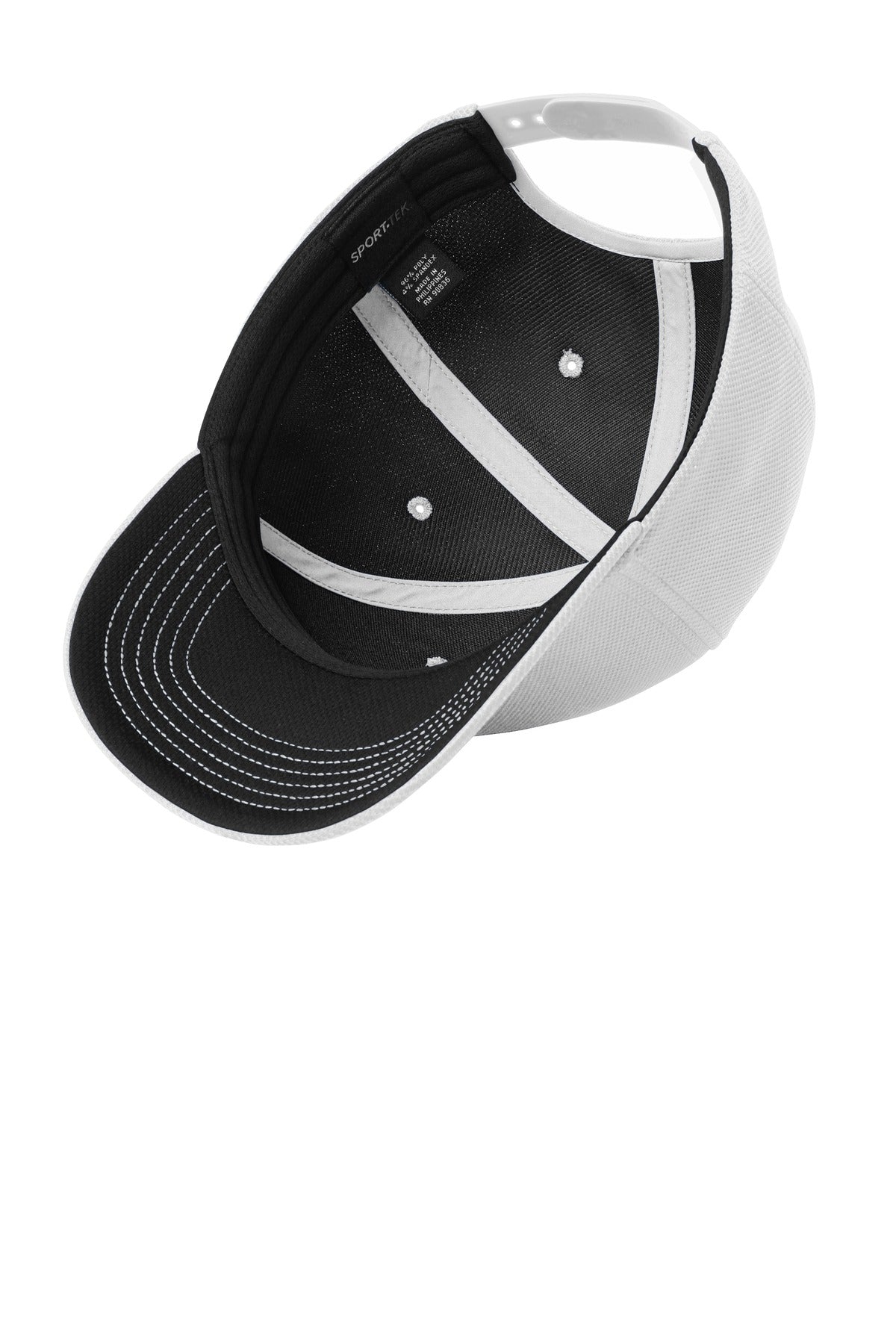 Sport-Tek  Action Snapback Cap - White