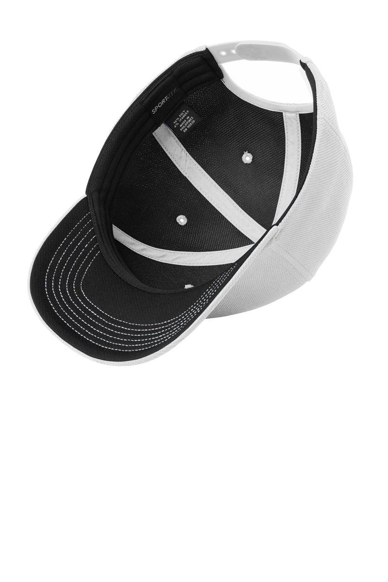 Sport-Tek  Action Snapback Cap - White