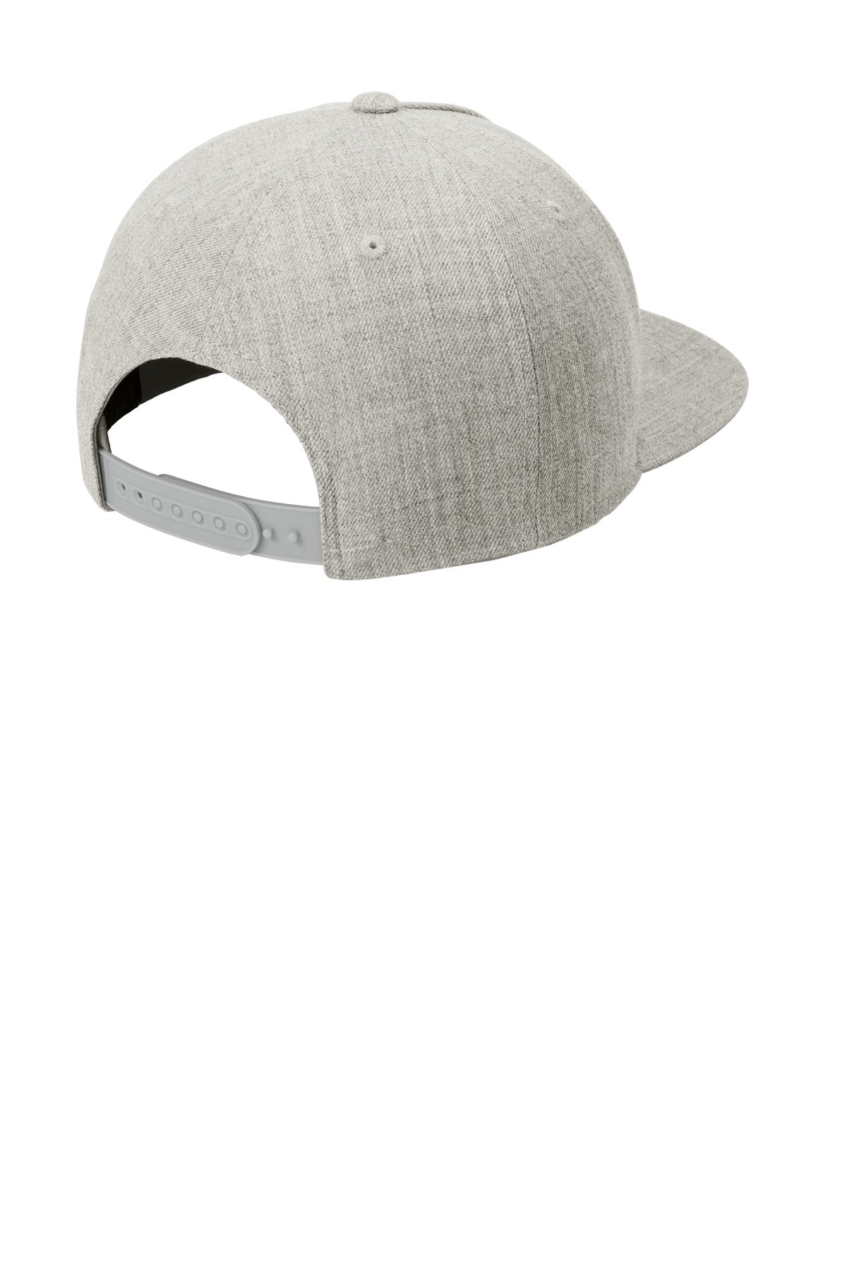Sport-Tek YP Classics Premium 5-Panel Snapback Cap - Heather Grey