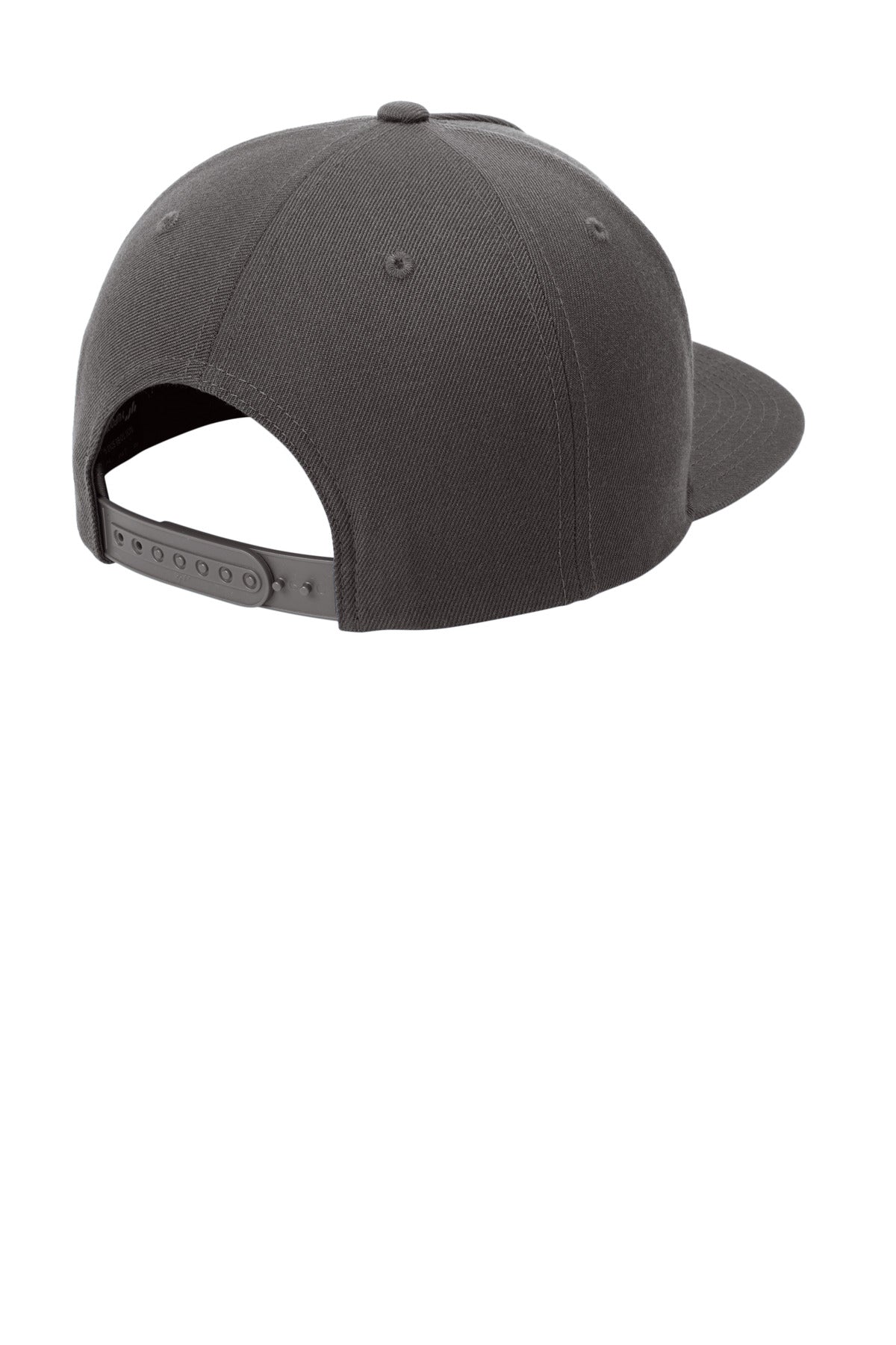 Sport-Tek YP Classics Premium 5-Panel Snapback Cap - Iron Grey