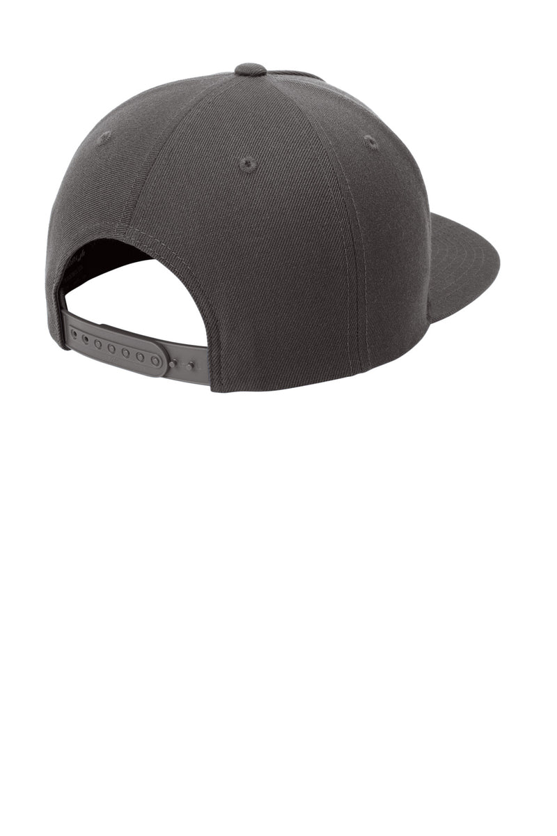 Sport-Tek YP Classics Premium 5-Panel Snapback Cap - Iron Grey