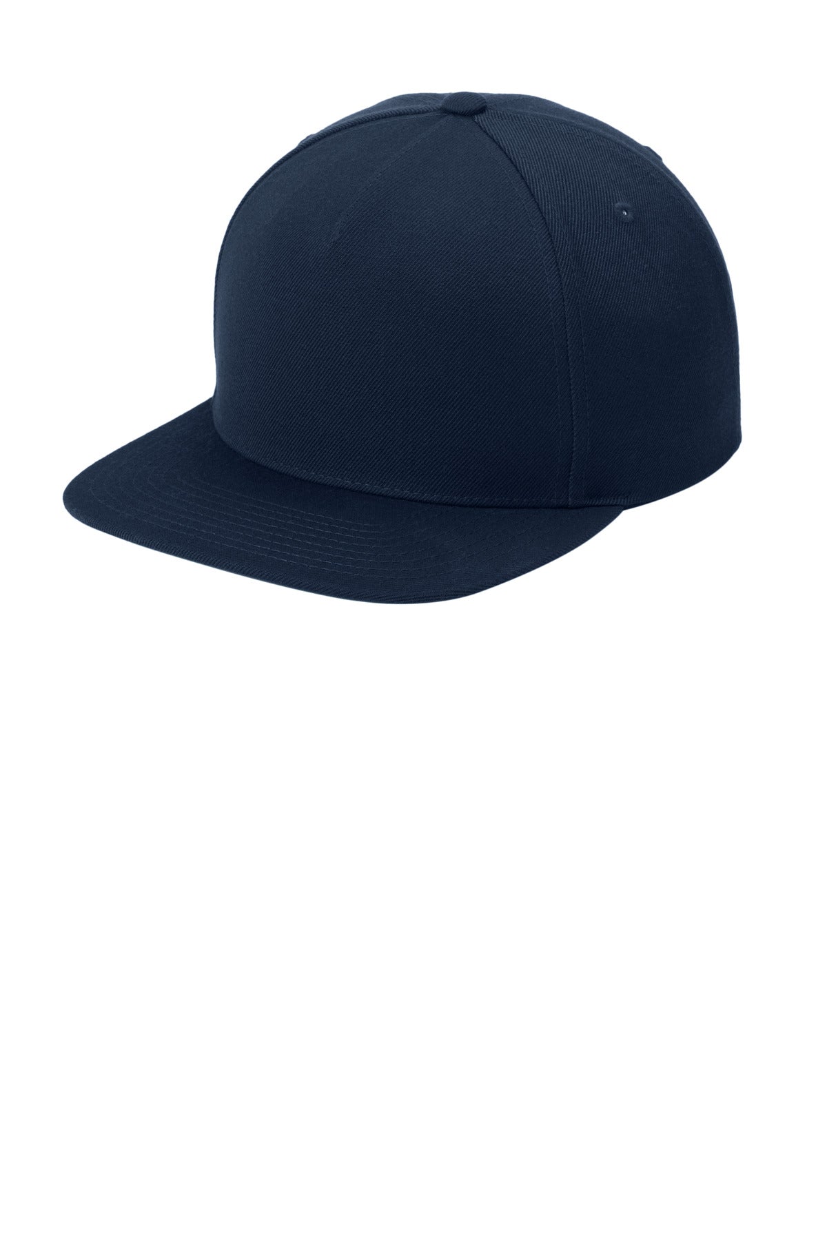 Sport-Tek YP Classics Premium 5-Panel Snapback Cap - True Navy