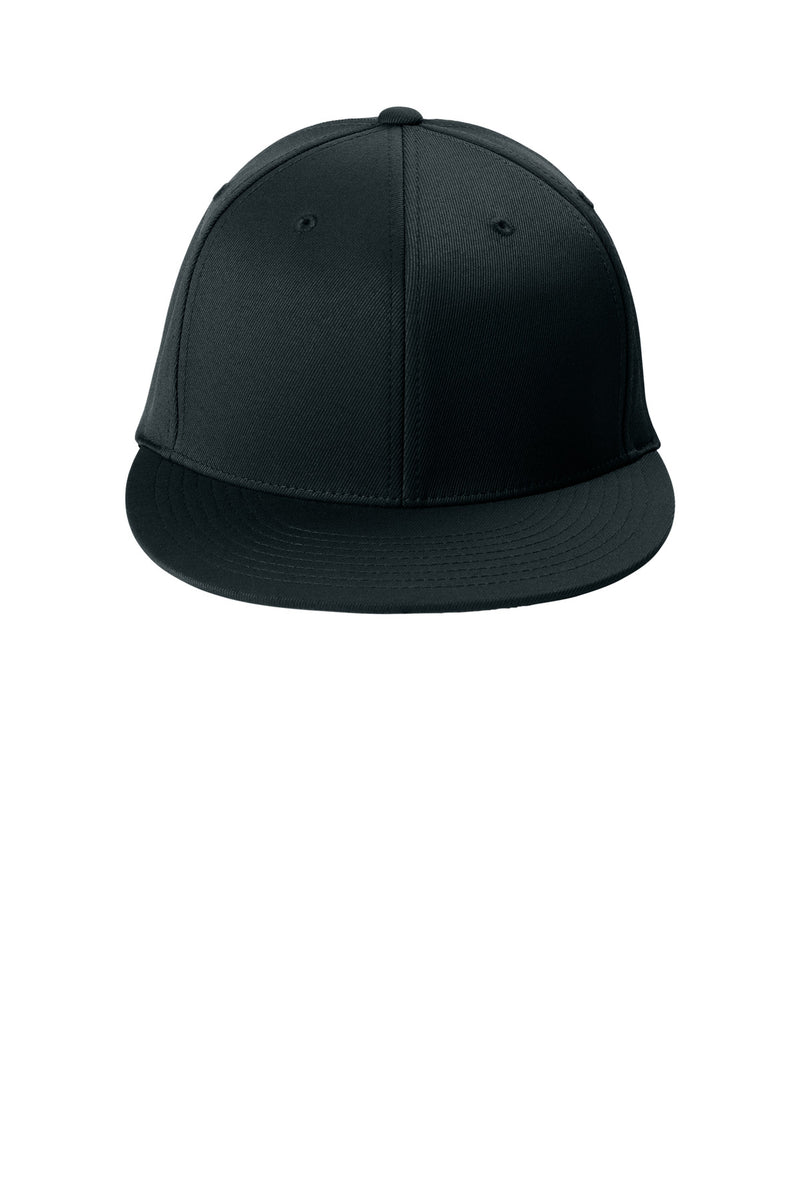 Sport-Tek Flexfit Flat Bill Cap - Black