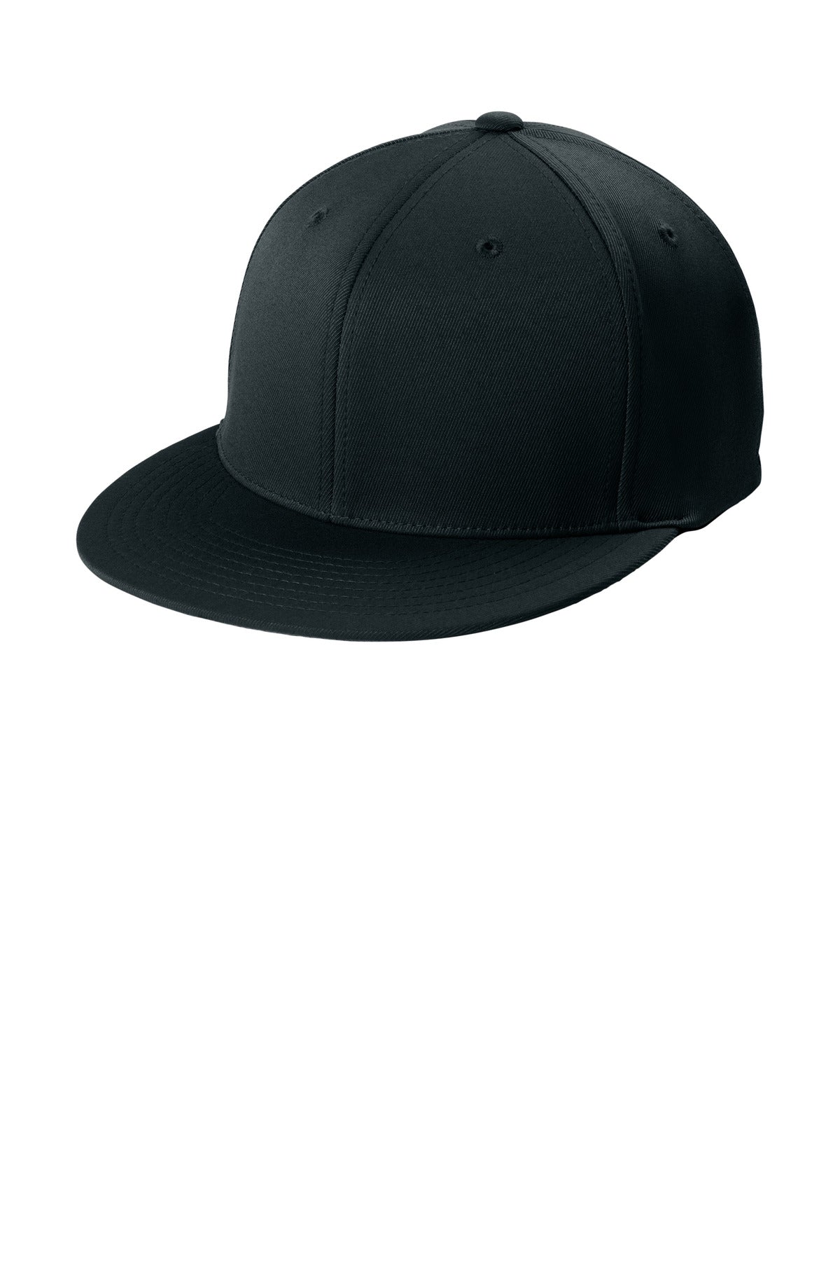 Sport-Tek Flexfit Flat Bill Cap - Black