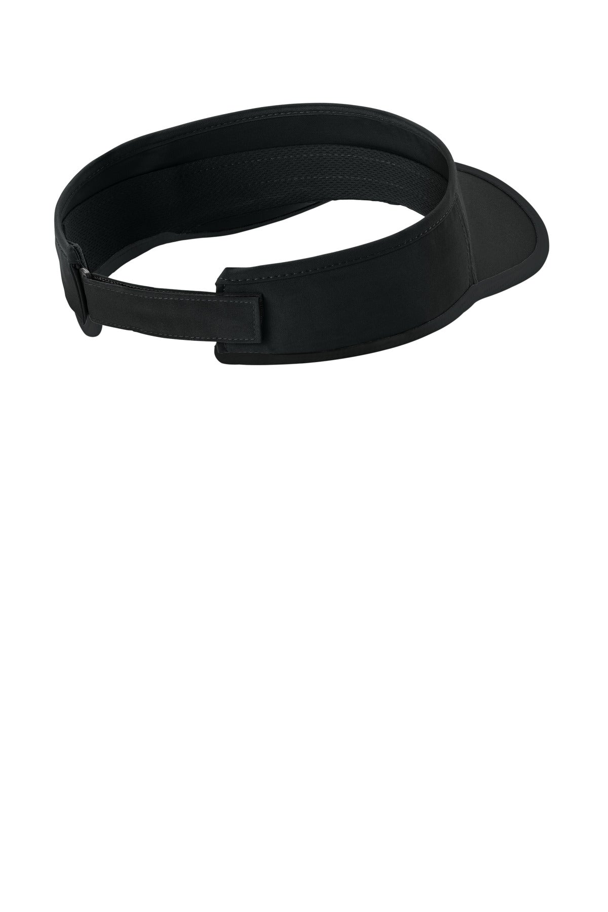 Sport-Tek Repeat Visor - Black/ Black