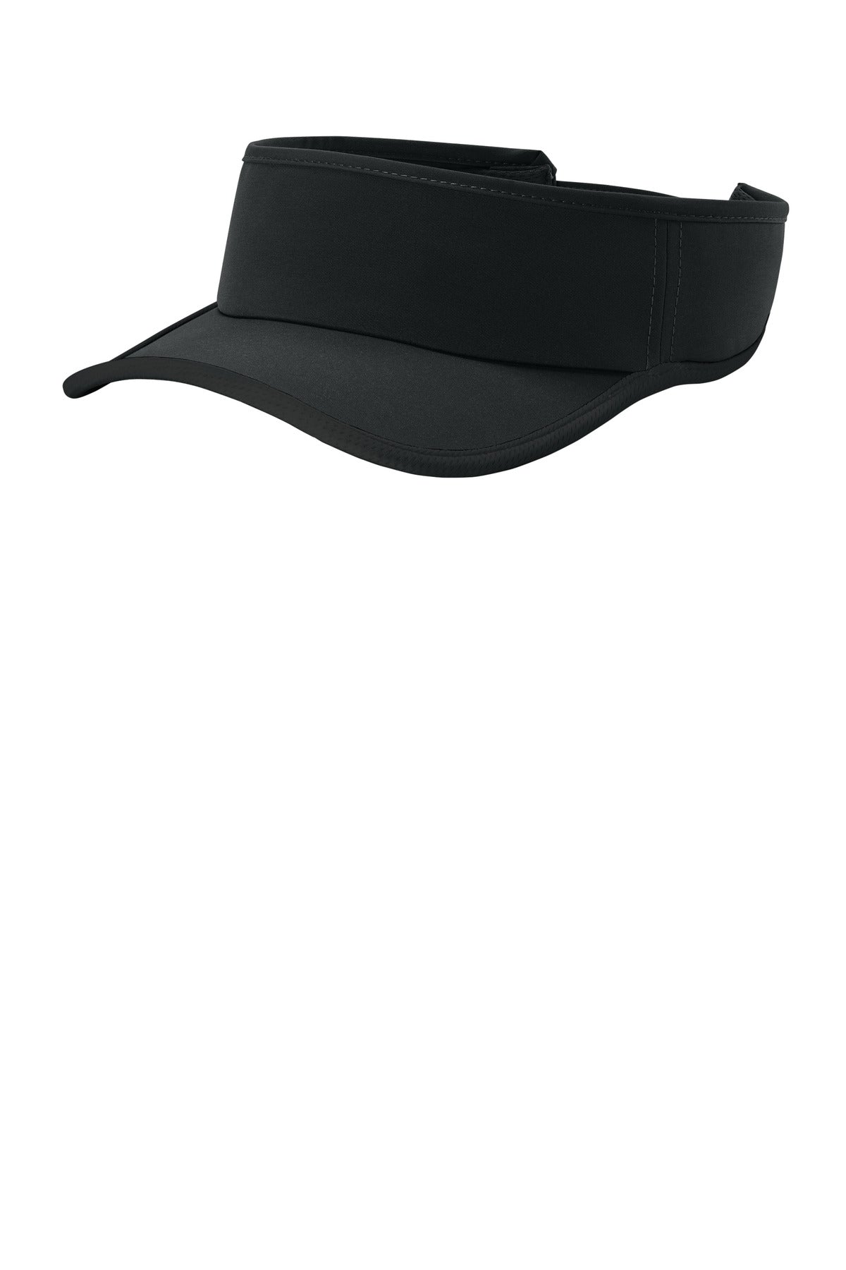 Sport-Tek Repeat Visor - Black/ Black