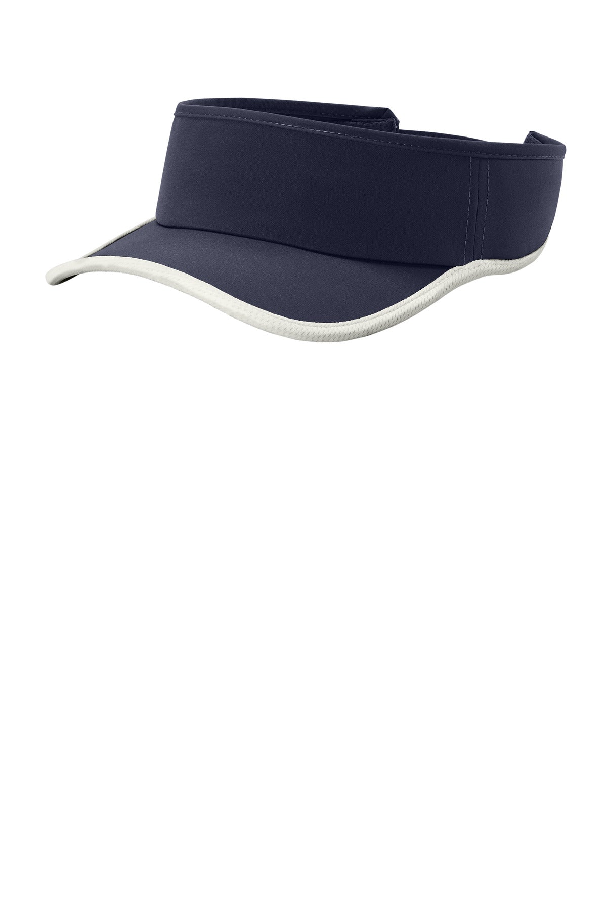 Sport-Tek Repeat Visor - True Navy/ White
