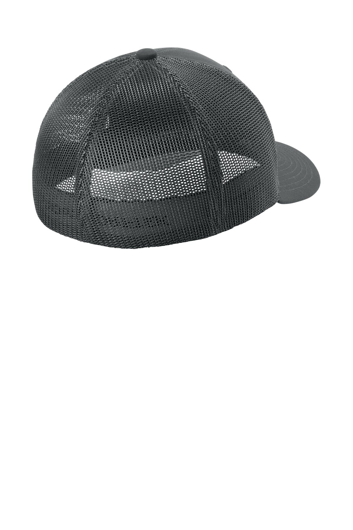 Sport-Tek Stretch-Tek Mesh Back Cap - Iron Grey/ Iron Grey