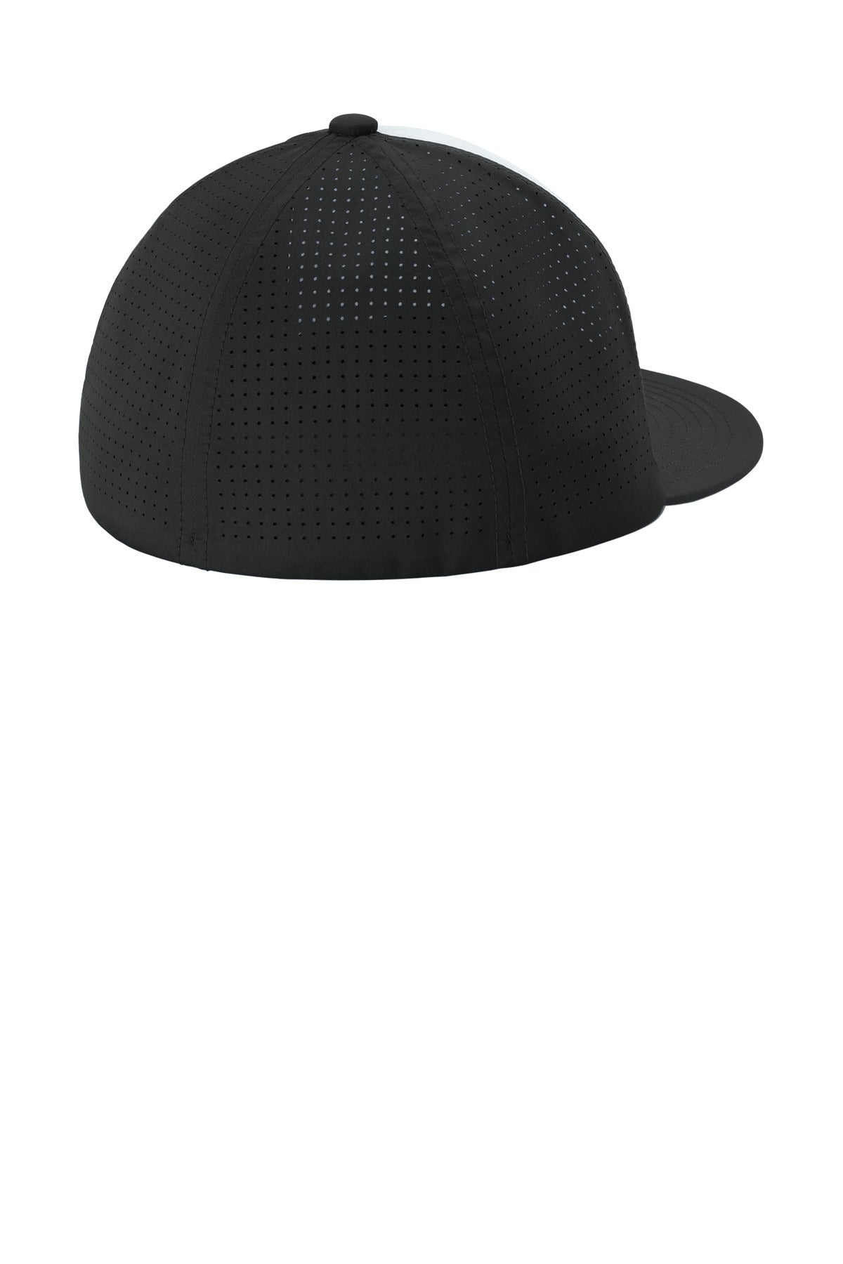 Sport-Tek Pro-Cut Stretch-Tek Cap - White/ Black/ Black