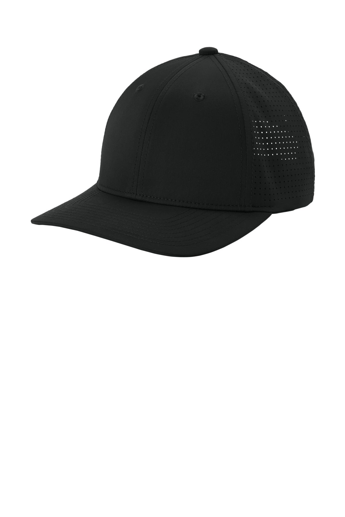 Sport-Tek Pro-Cut Adjustable Cap - Black