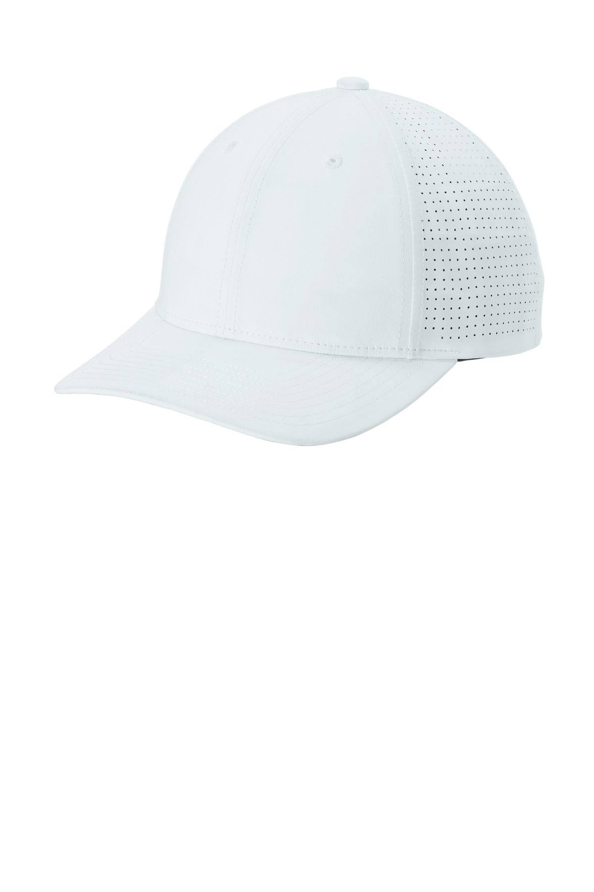 Sport-Tek Pro-Cut Adjustable Cap - White