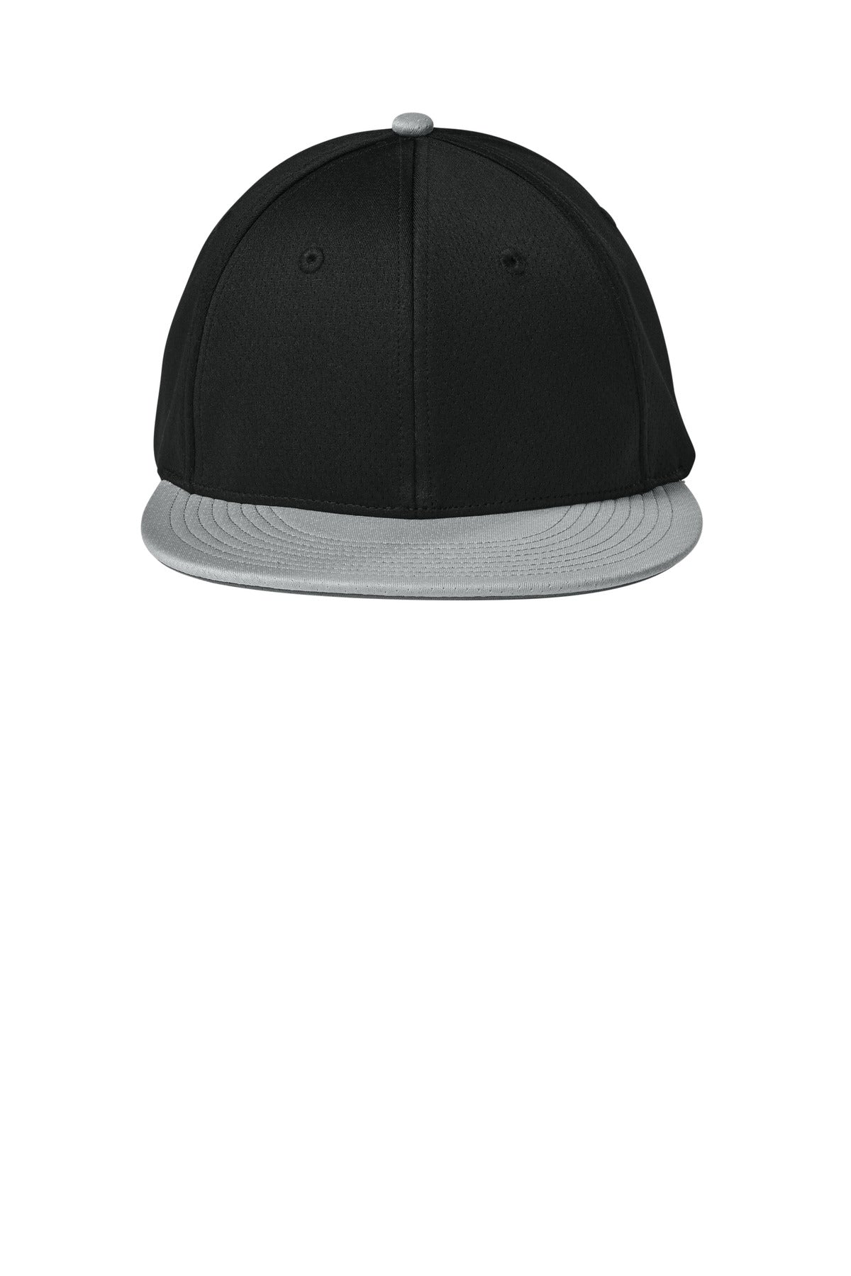 Sport-Tek Impact Mesh Stretch-Tek Cap - Black/ Silver/ Black