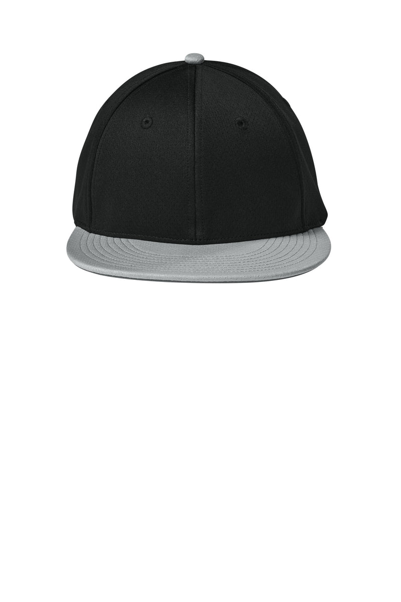 Sport-Tek Impact Mesh Stretch-Tek Cap - Black/ Silver/ Black