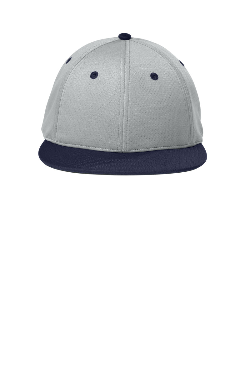 Sport-Tek Impact Mesh Stretch-Tek Cap - Silver/ True Navy/ Silver