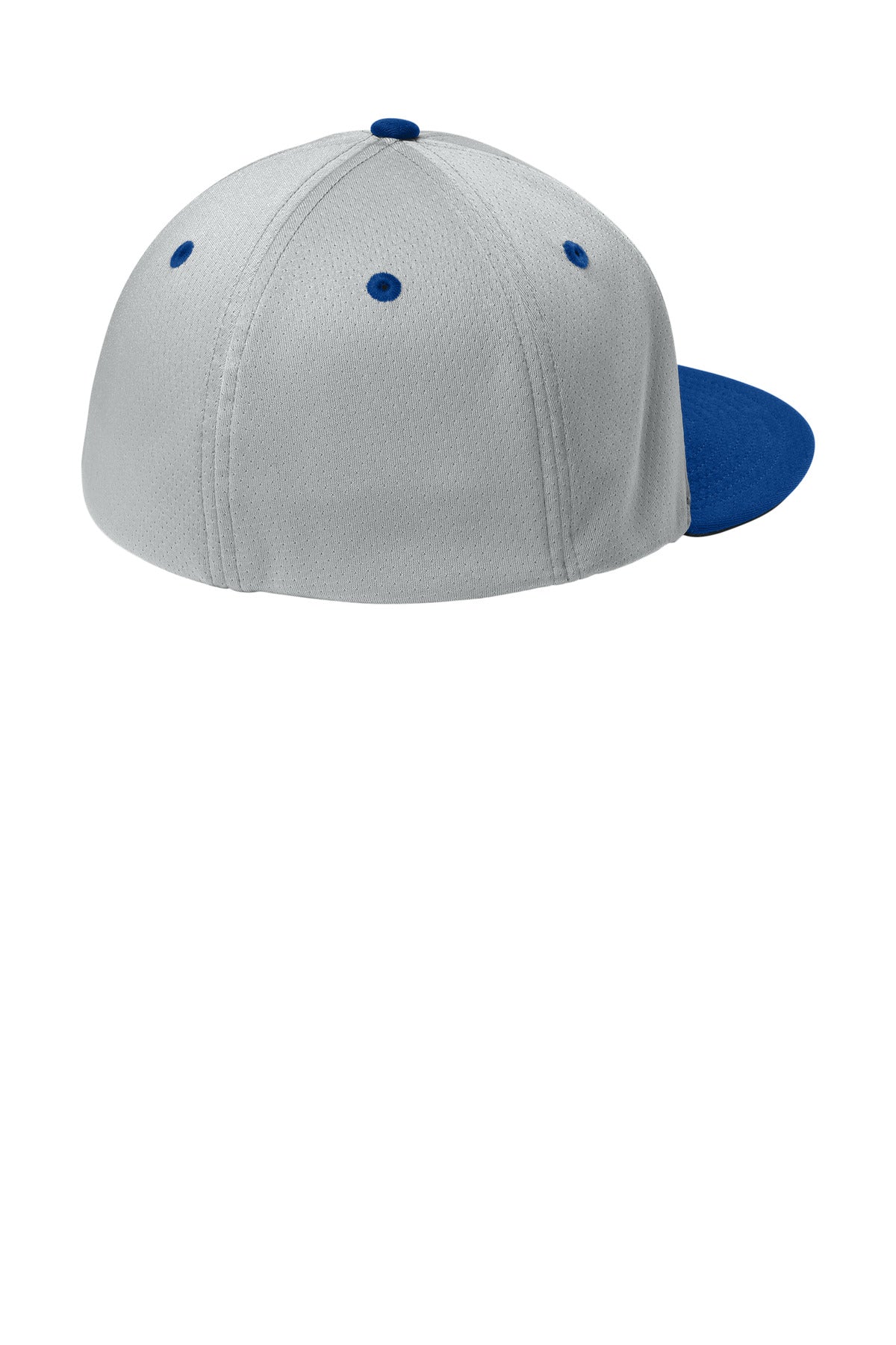 Sport-Tek Impact Mesh Stretch-Tek Cap - Silver/ True Royal/ Silver