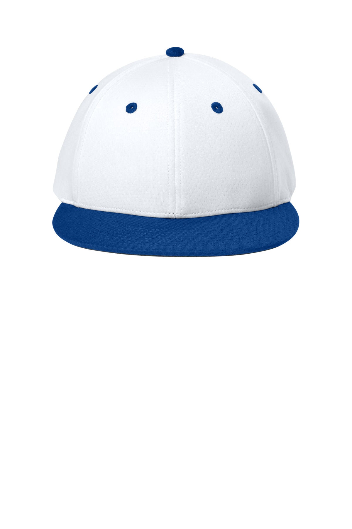 Sport-Tek Impact Mesh Stretch-Tek Cap - White/ True Royal/ White