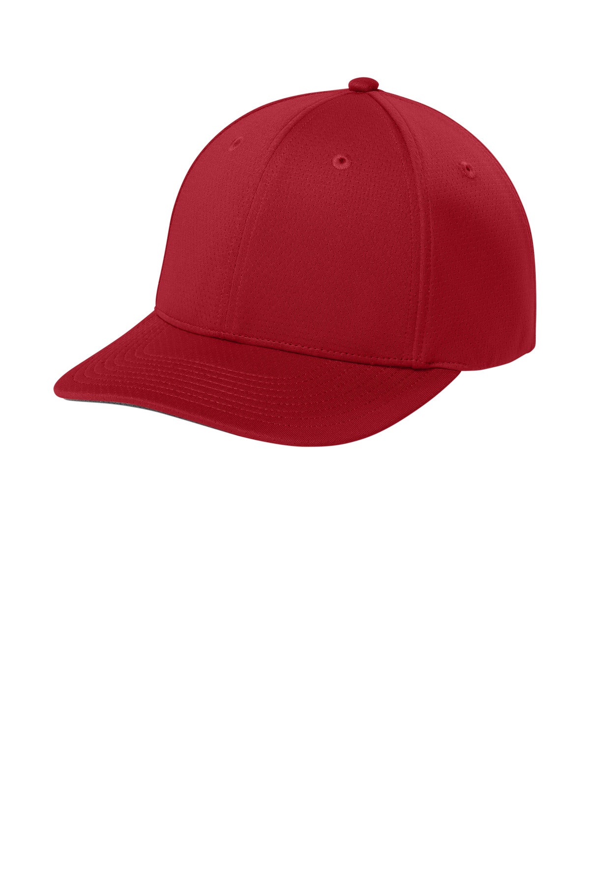 Sport-Tek Impact Mesh Stretch-Tek Adjustable Cap - Deep Red